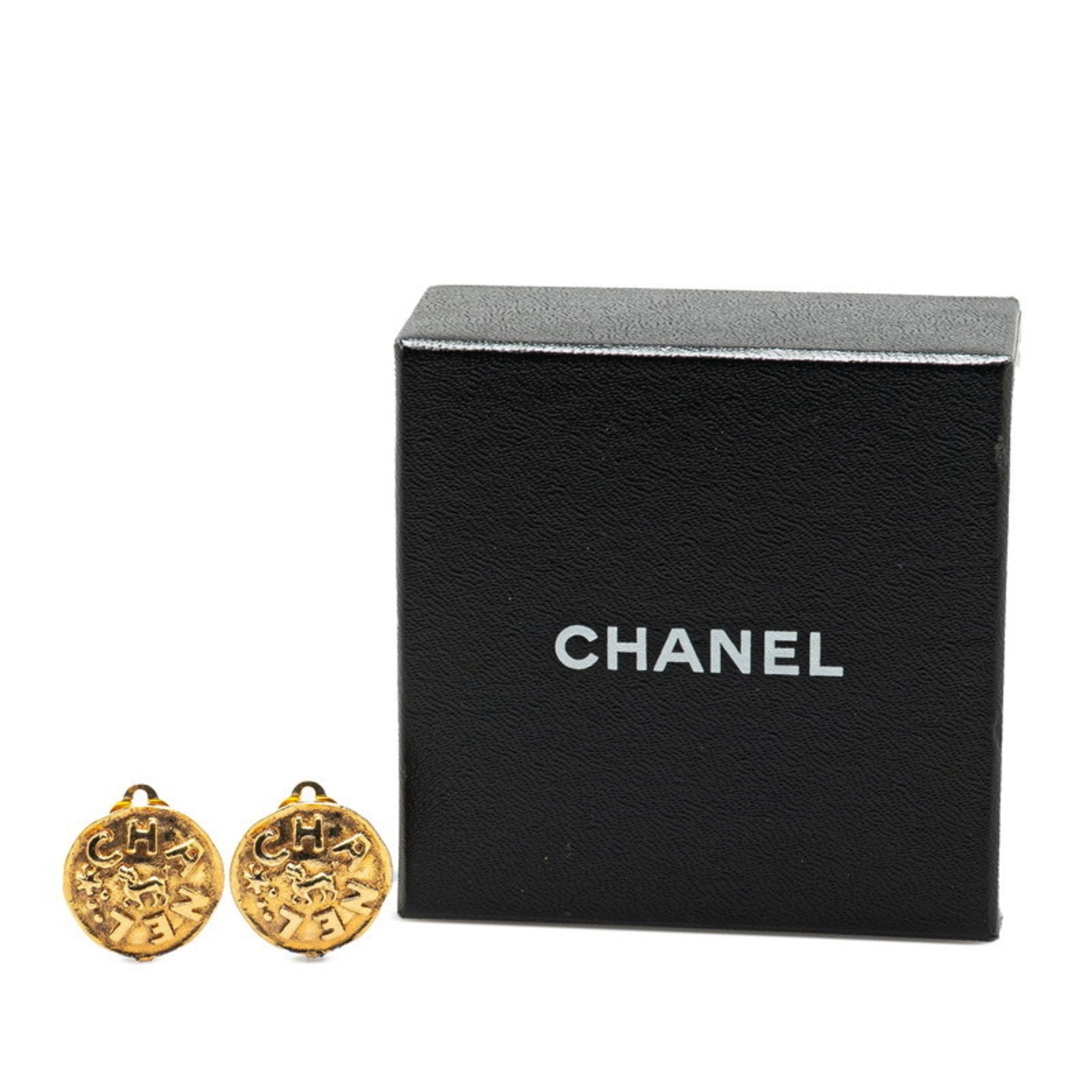 Earrings Gold-Tone Metal