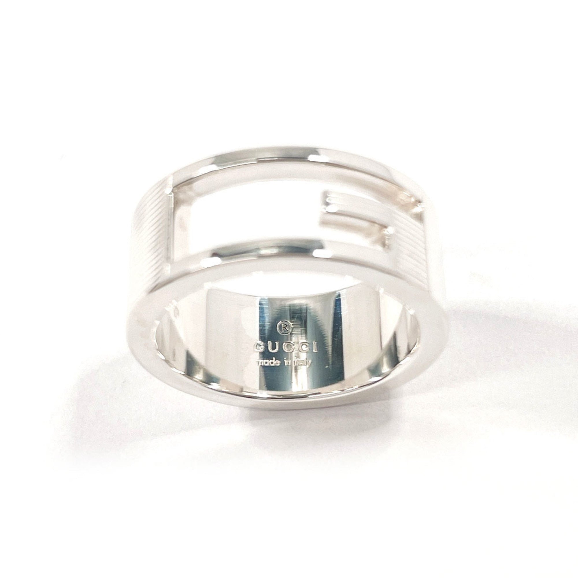 Cutout G Ring Sterling Silver