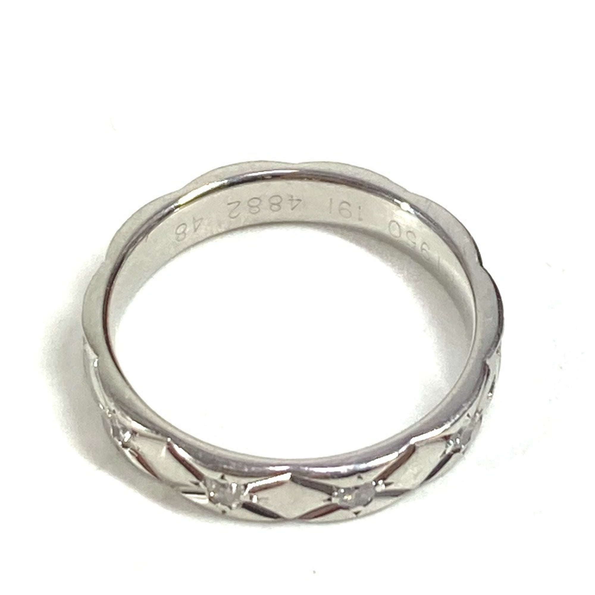Matelasse Quilted Ring Platinum