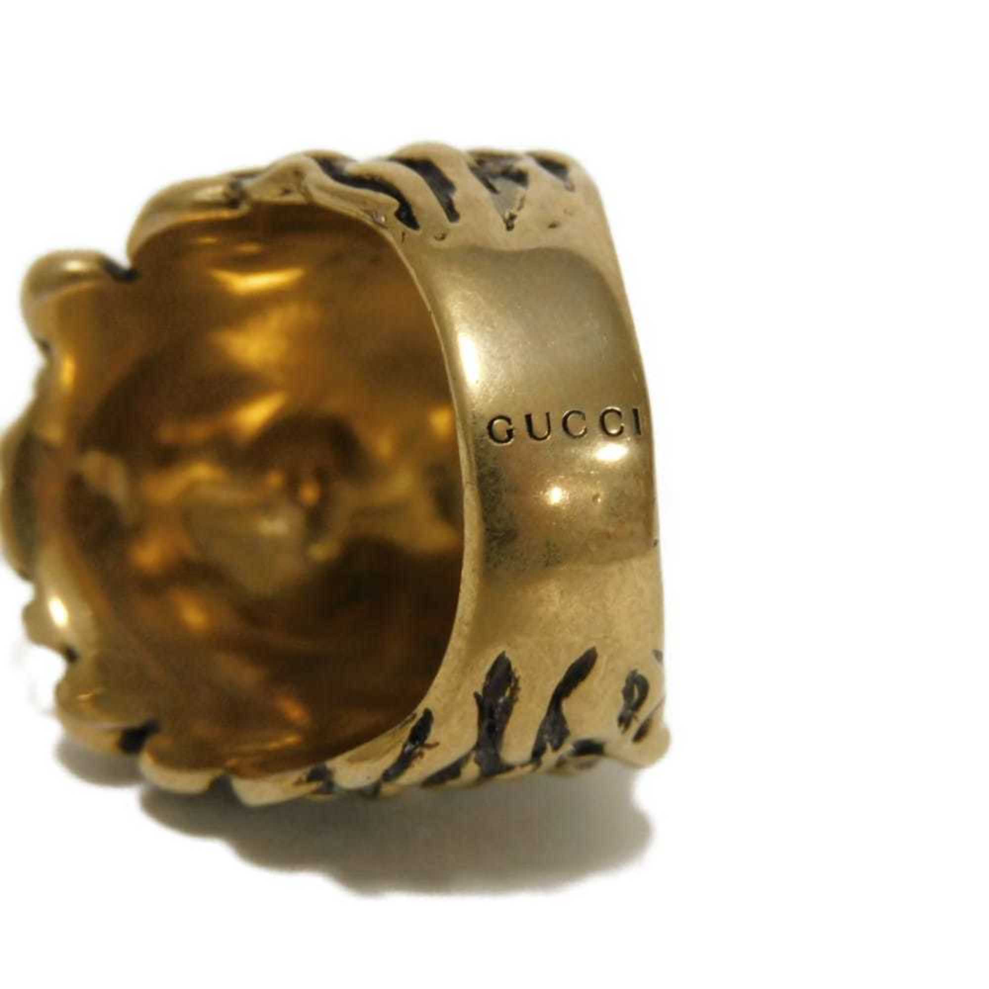 Lion Head Ring Gold