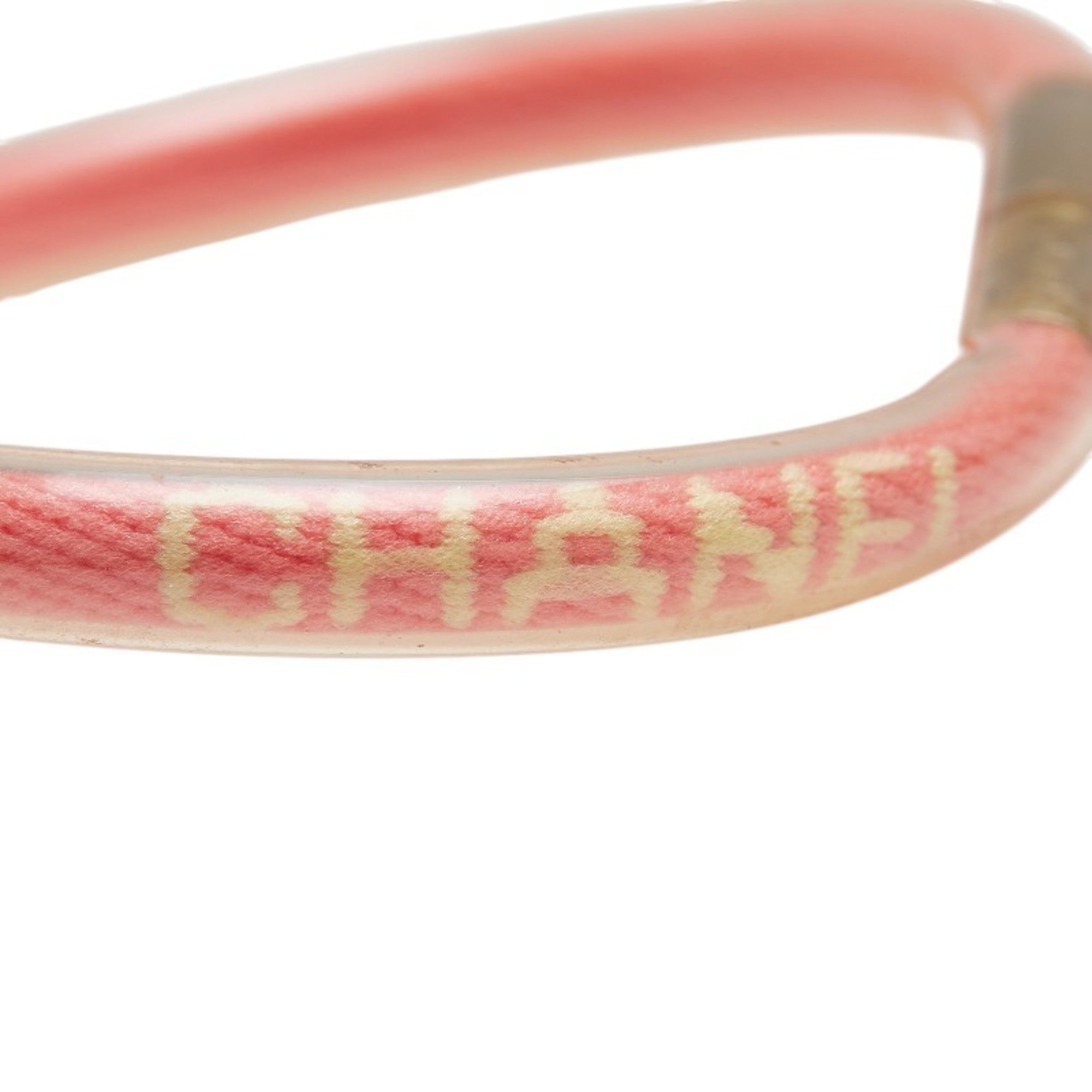Sport Line Bracelet Clear and Pink Vinyl