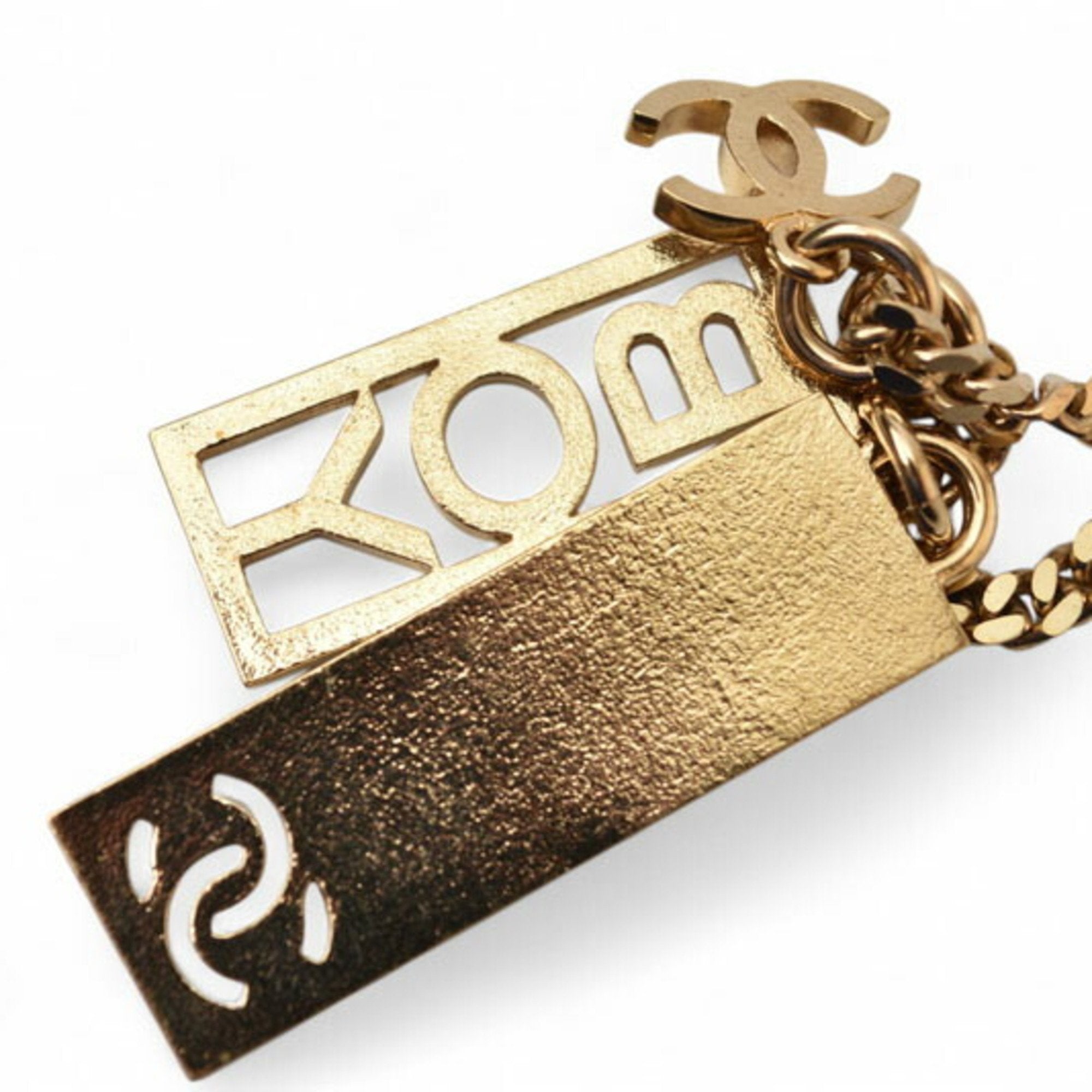 Boy Pendant Necklace Metal with Rhinestone