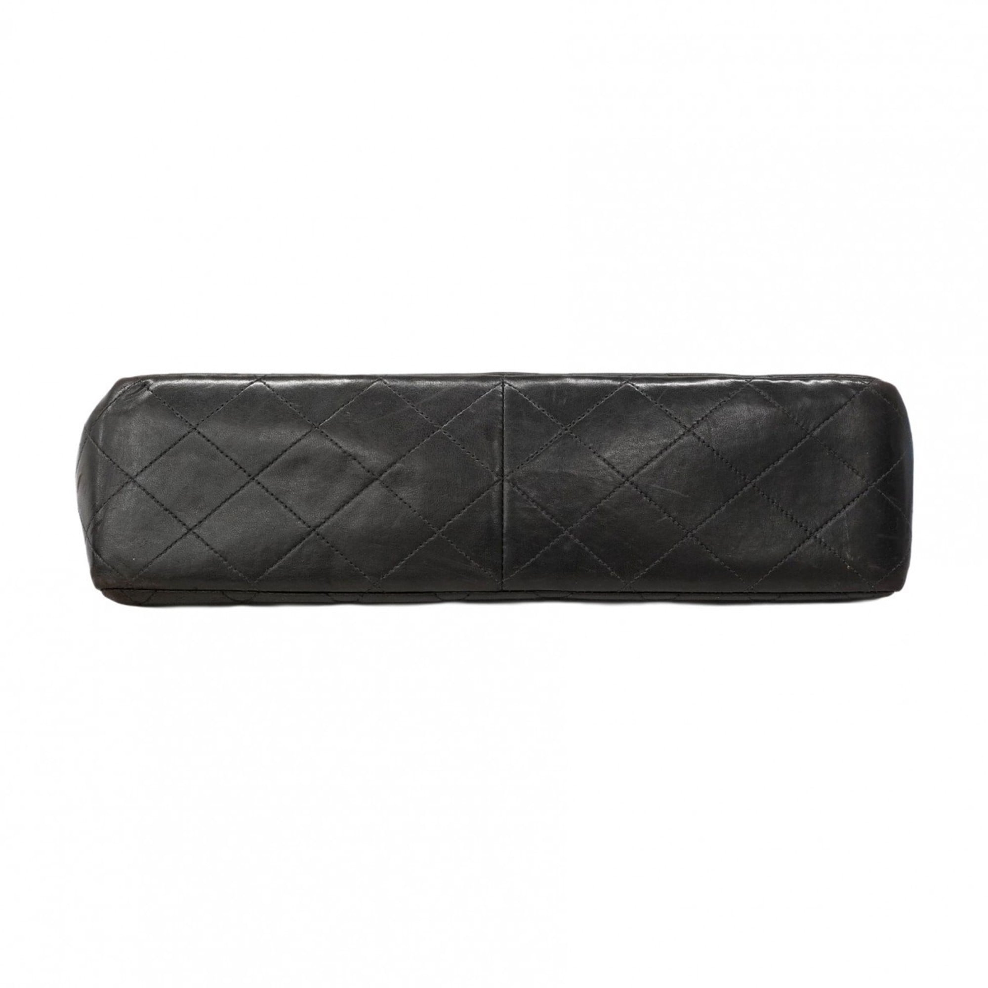 Vintage Square Flap Bag Quilted Lambskin Jumbo