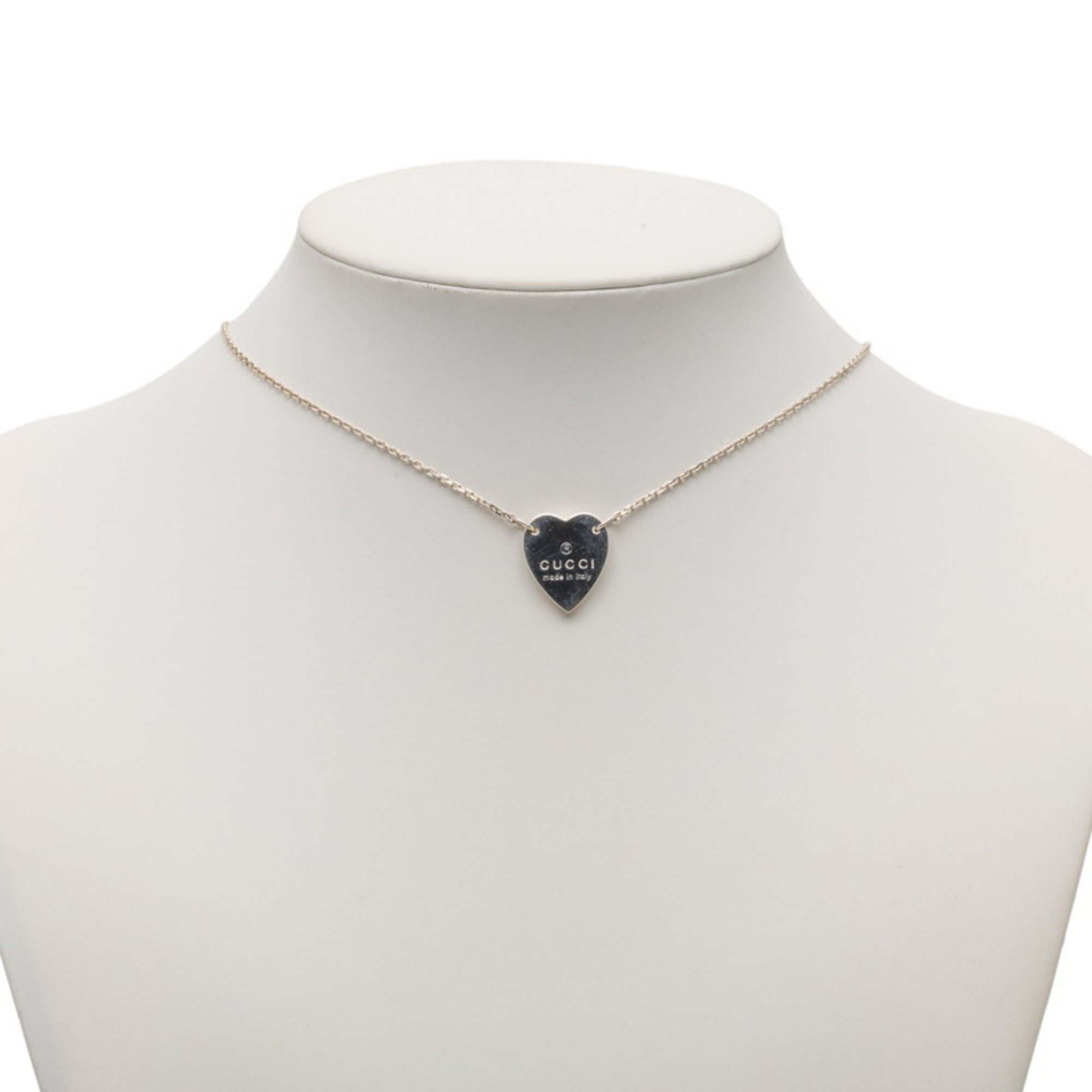 Trademark Heart Pendant Necklace Sterling Silver