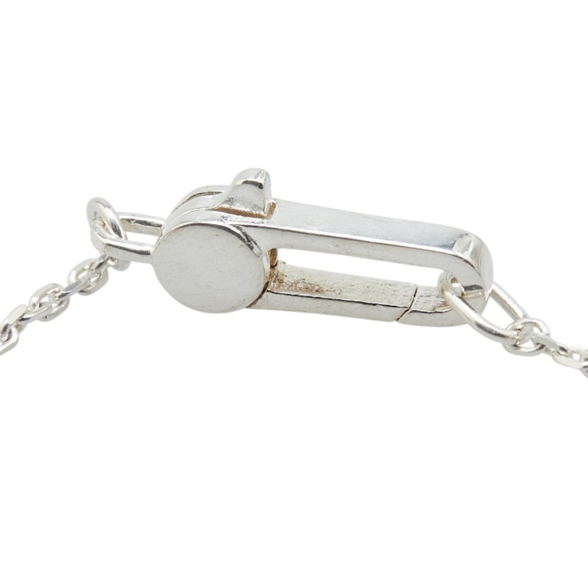 Square Plate Pendant Necklace Sterling Silver