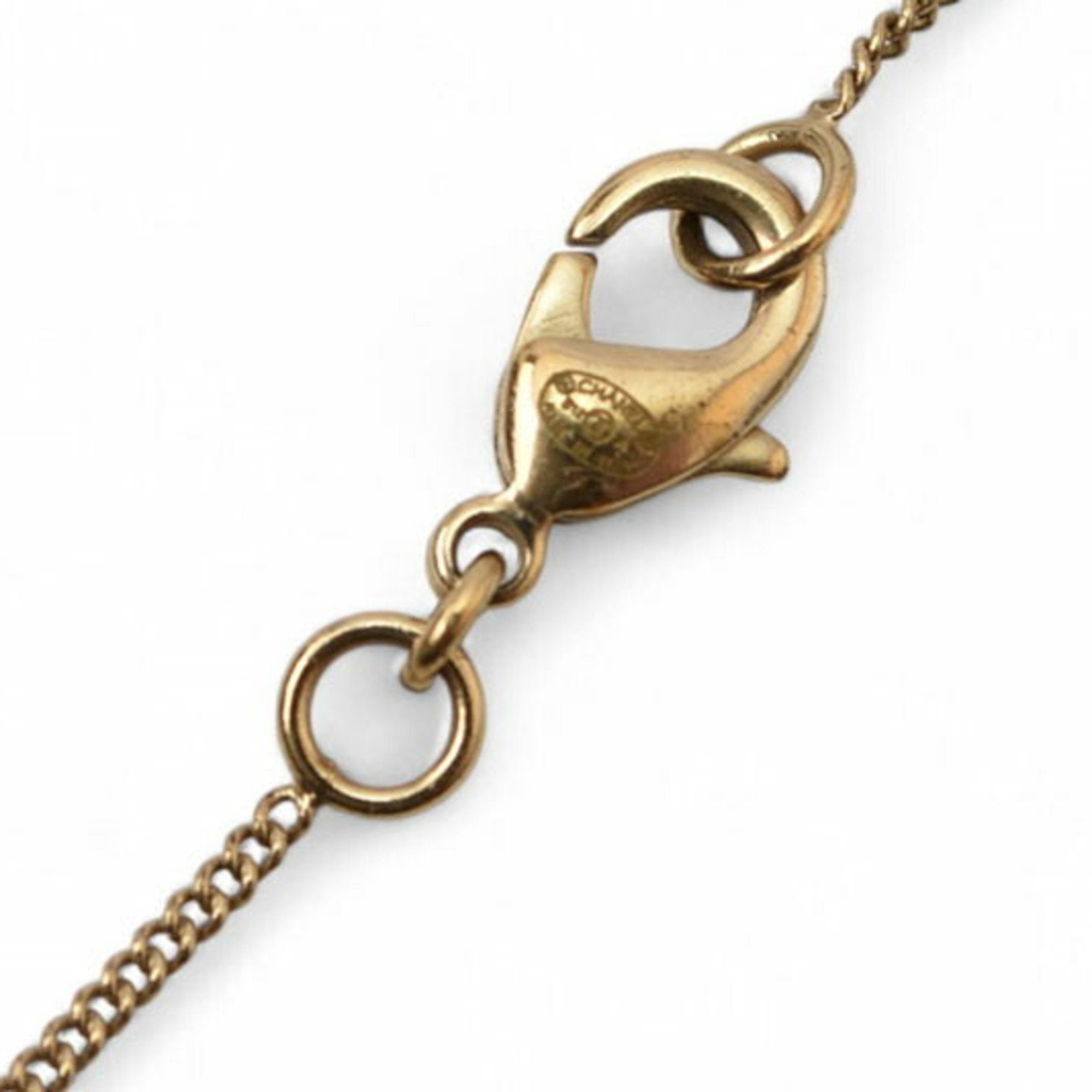 CC Logo Pendant Necklace Metal