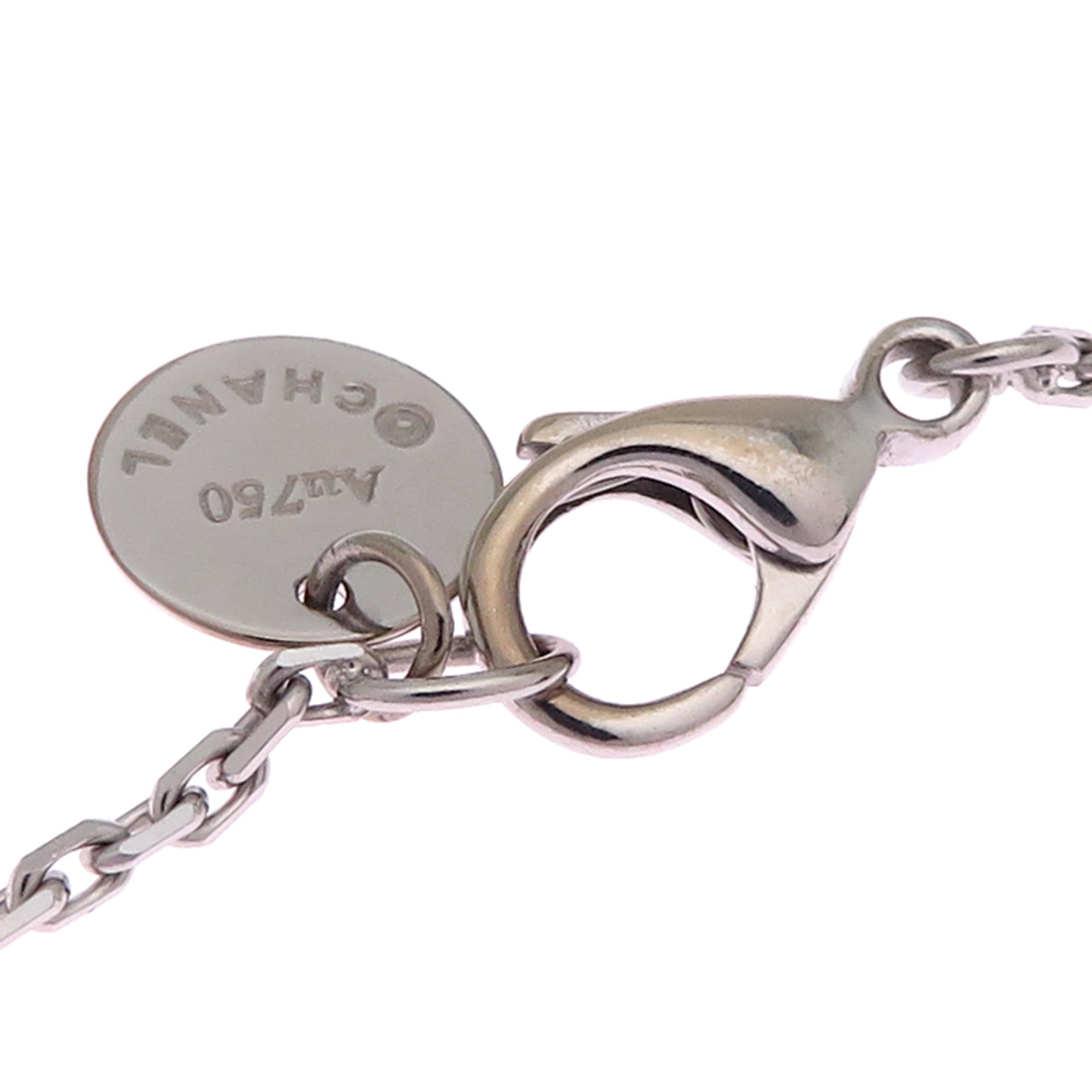Pendant Necklace 18K White Gold