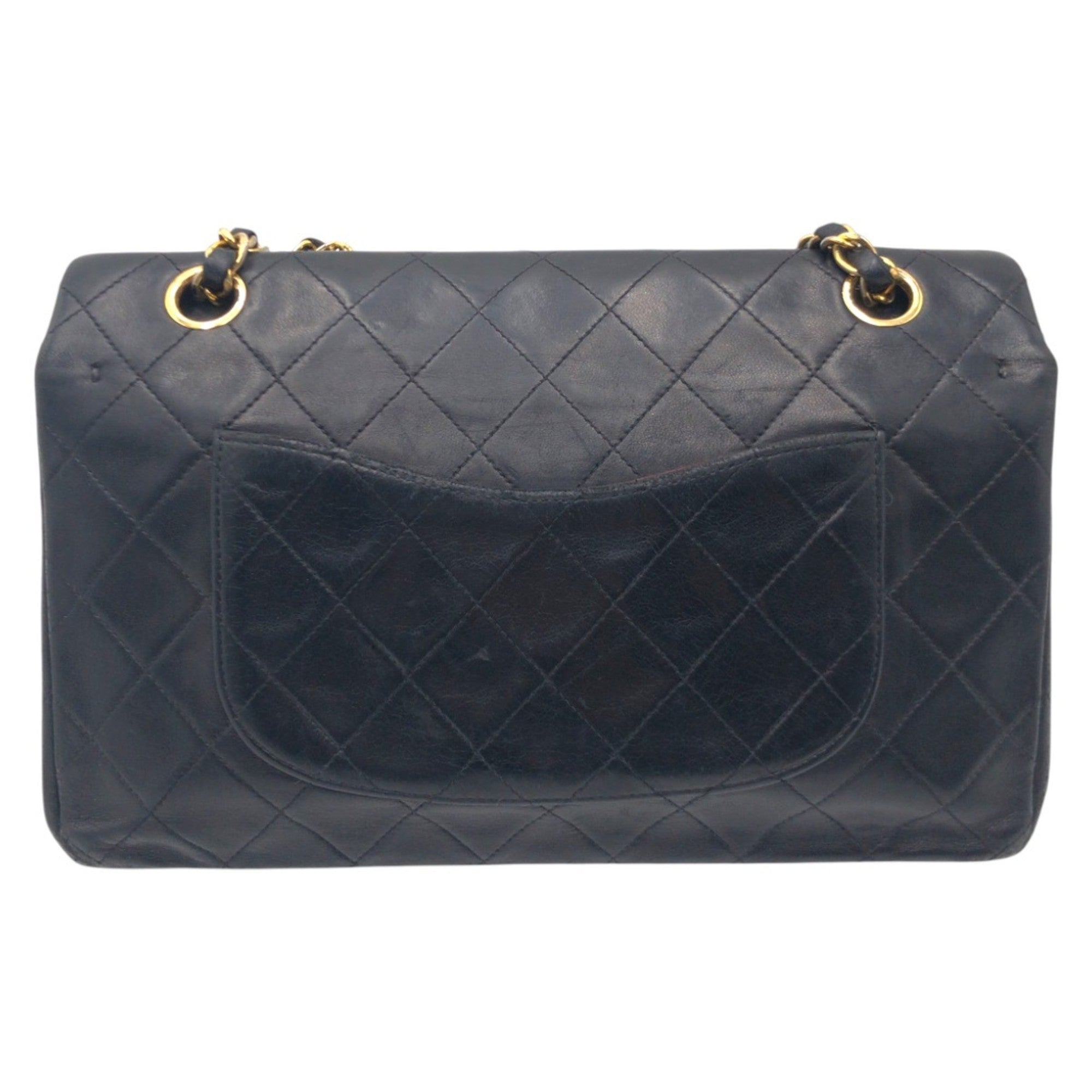 Vintage Classic Double Flap Bag Quilted Lambskin Medium