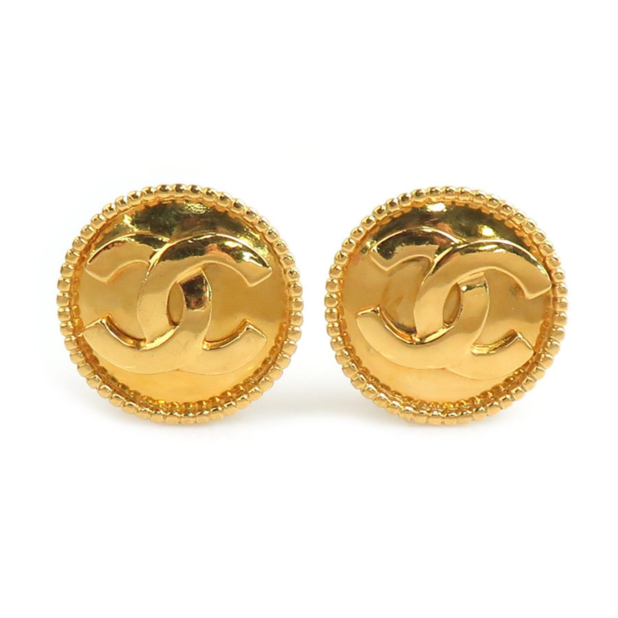 Clip-On Earrings Clip-On Gold-Tone Metal