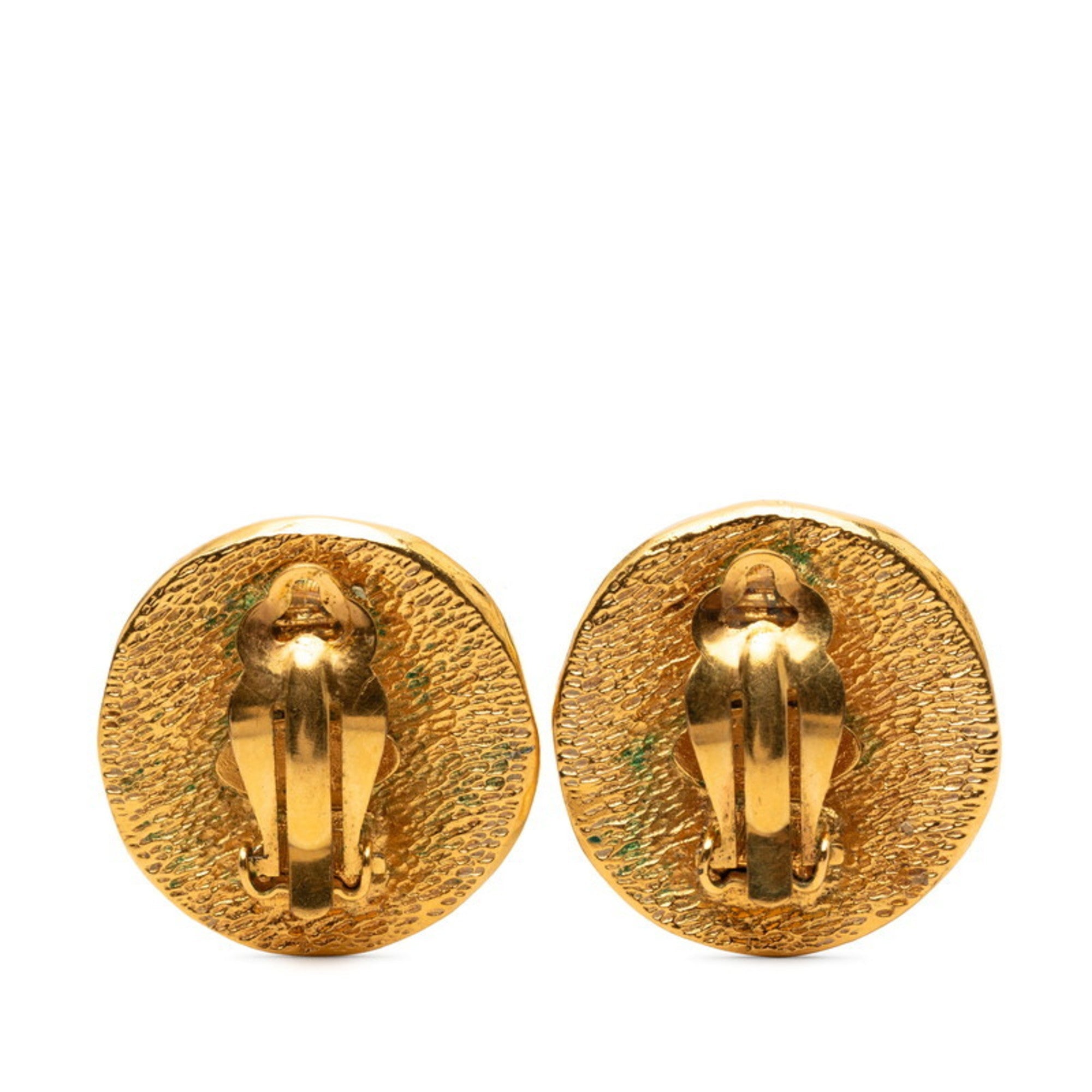 Earrings Gold-Tone Metal