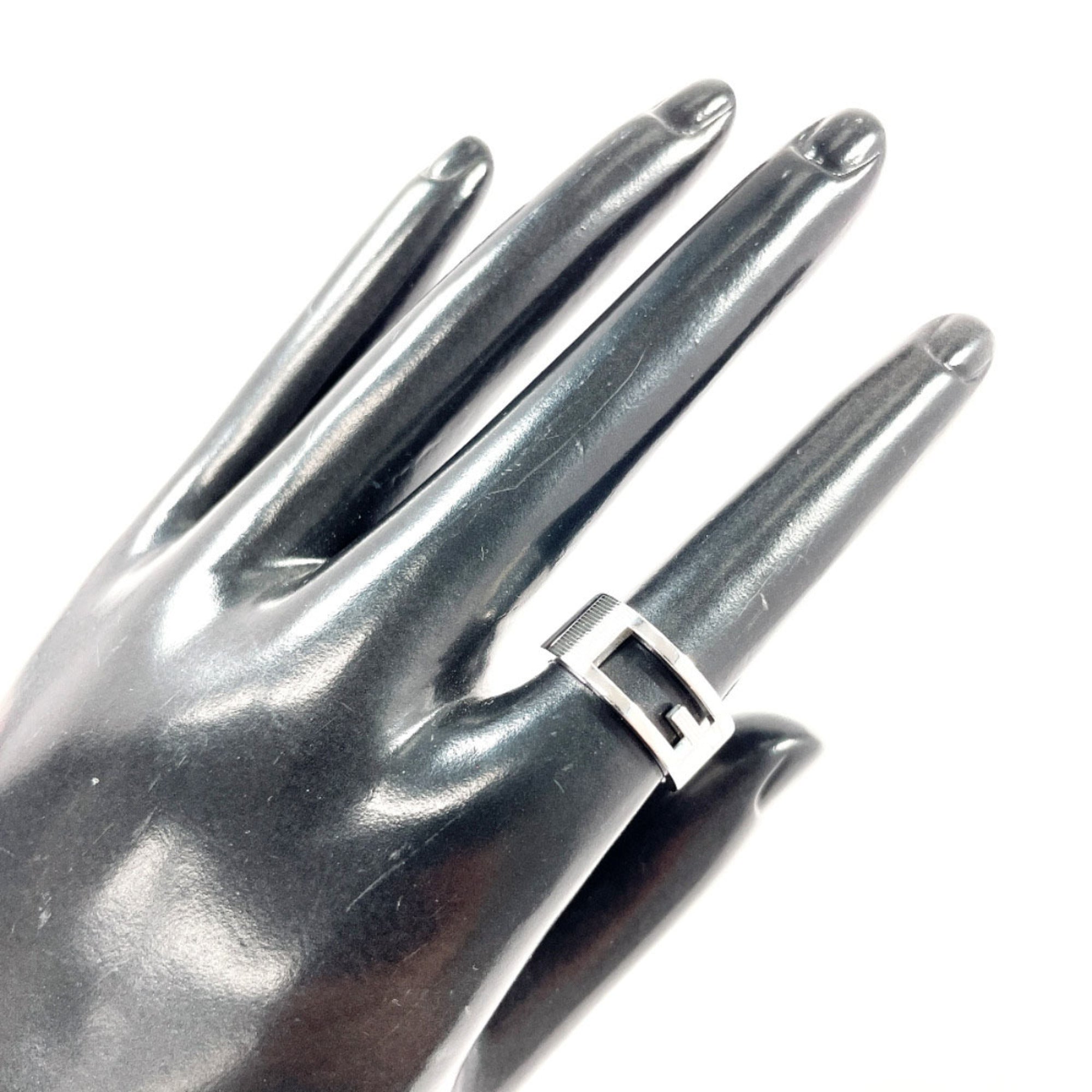 Cutout G Ring Sterling Silver