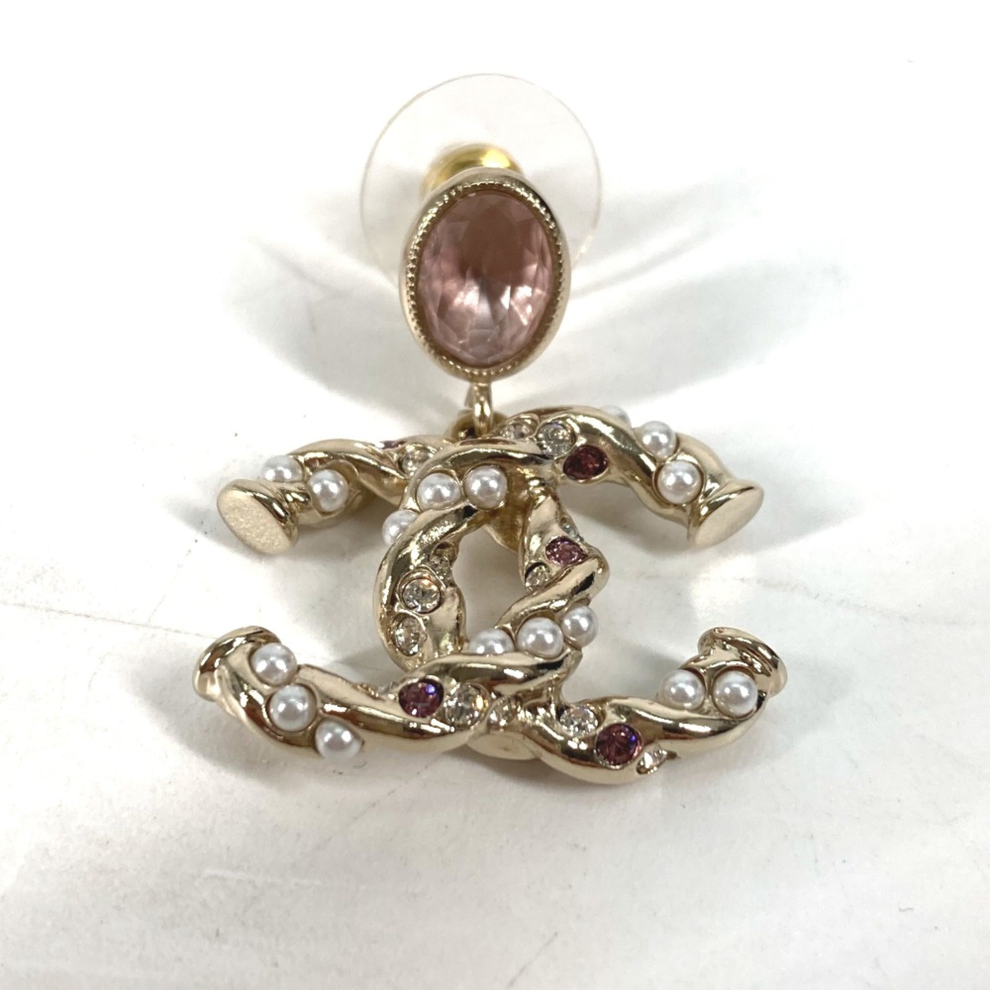 Earrings Gold-Tone Metal