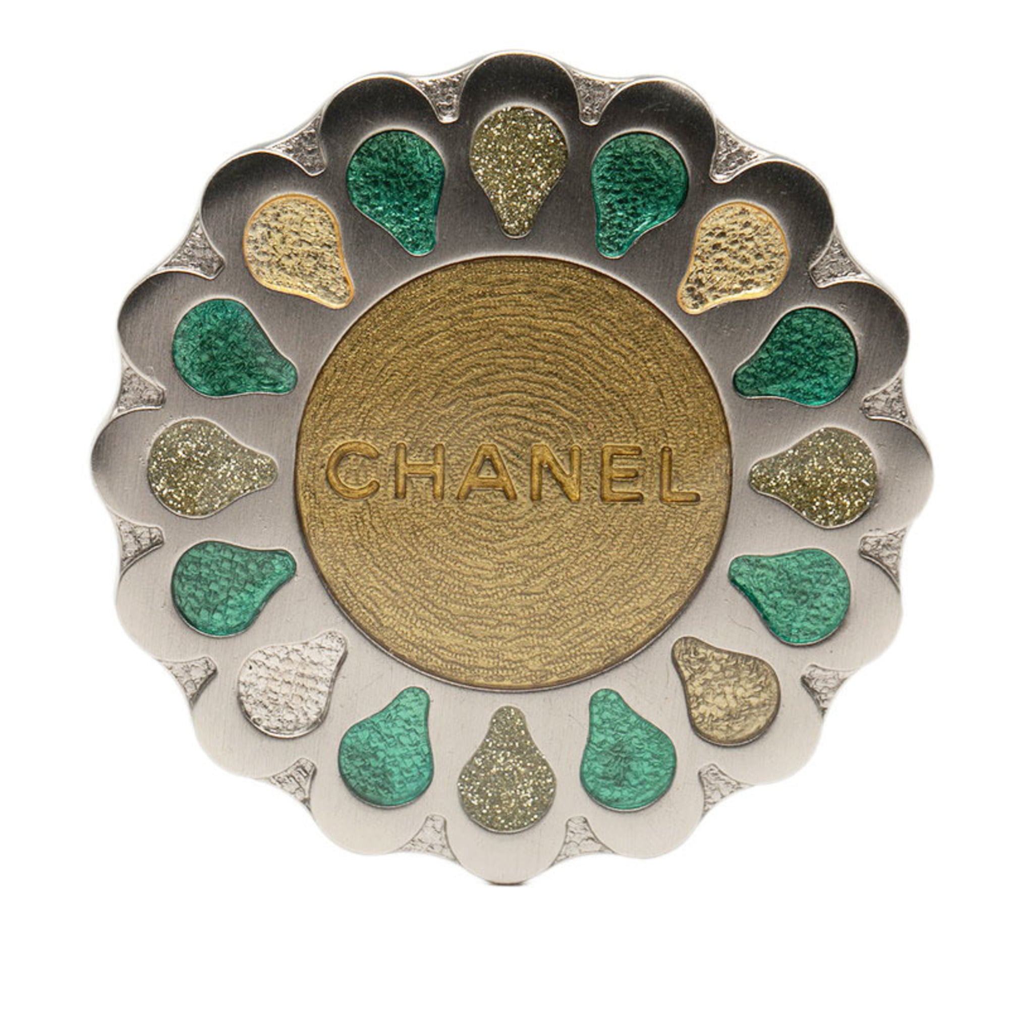 Brooch Metal Multi-Color Silver