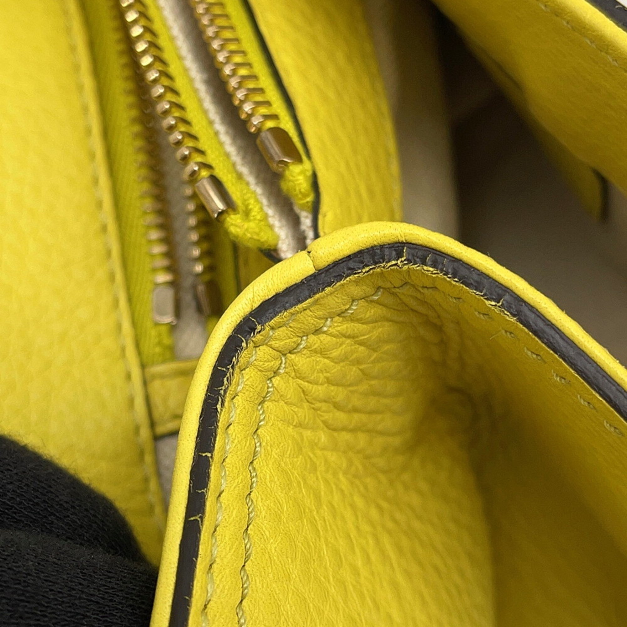 Bamboo Shopper Tote Leather Large
