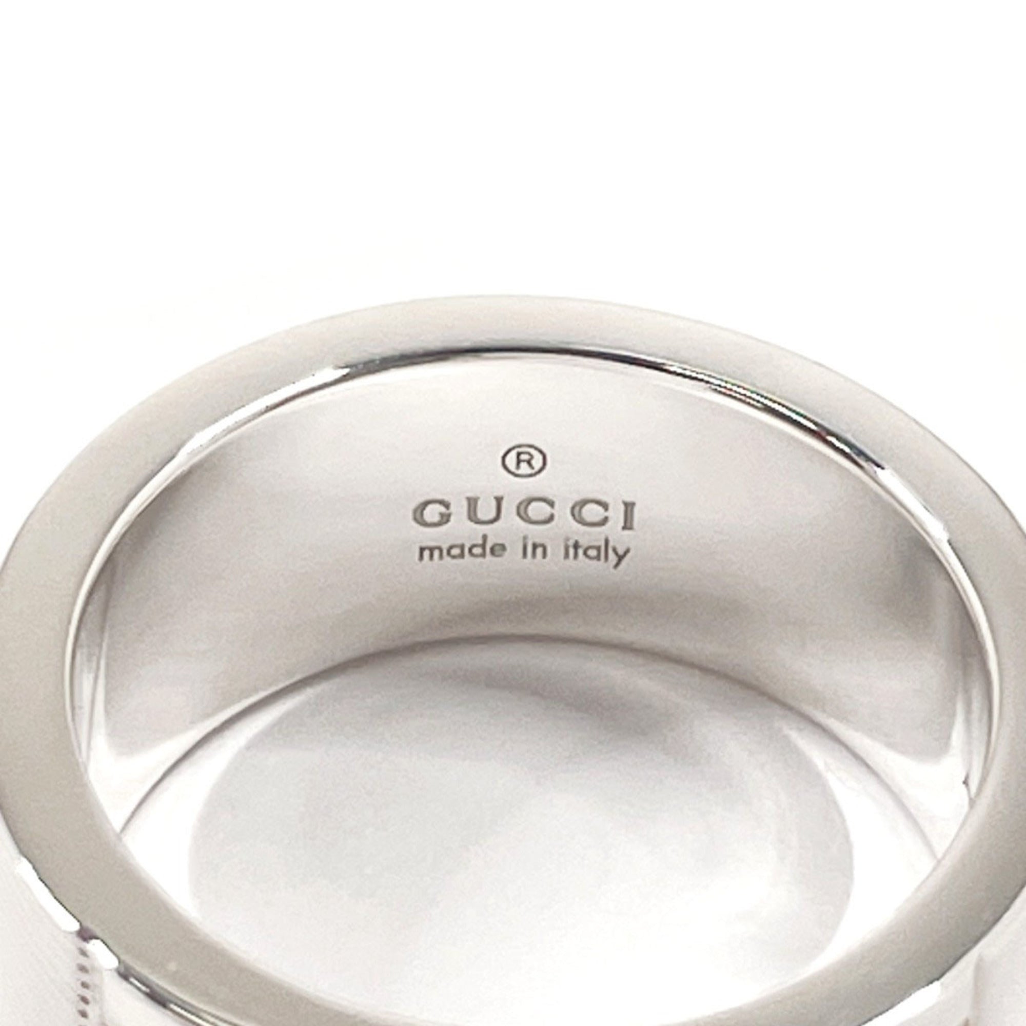Cutout G Band Ring Sterling Silver
