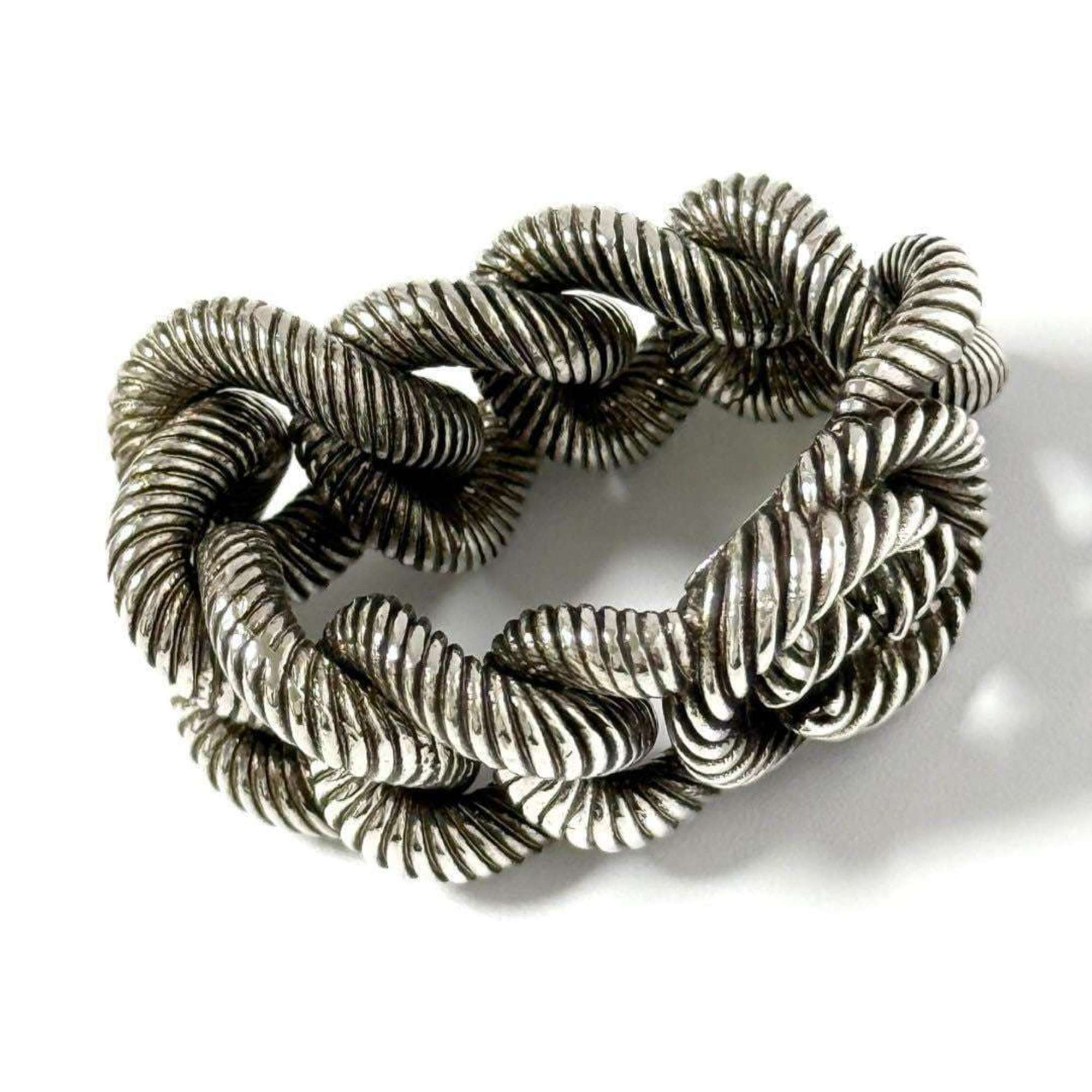 Gourmet Chain Ring Sterling Silver