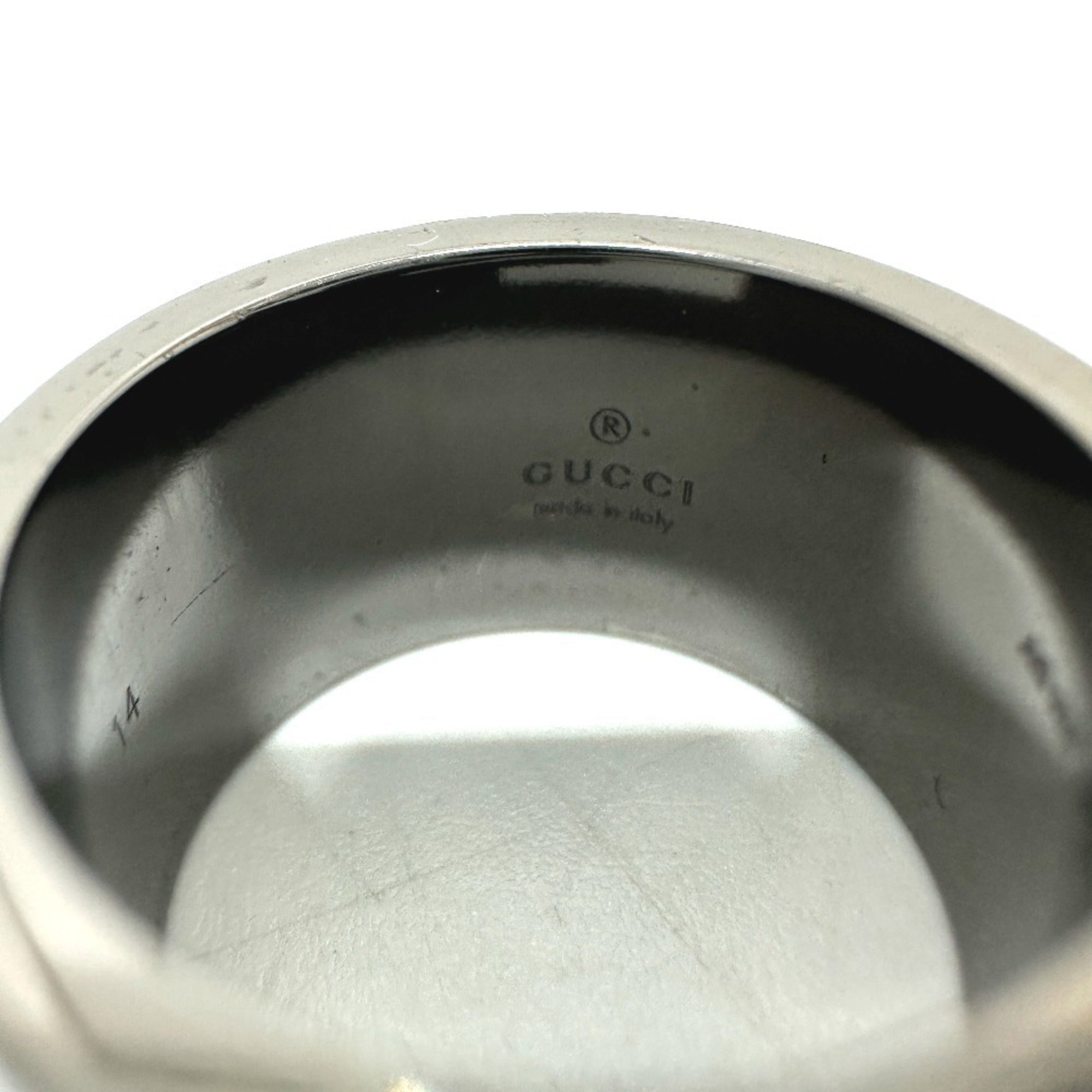 Ring Metal Black Silver