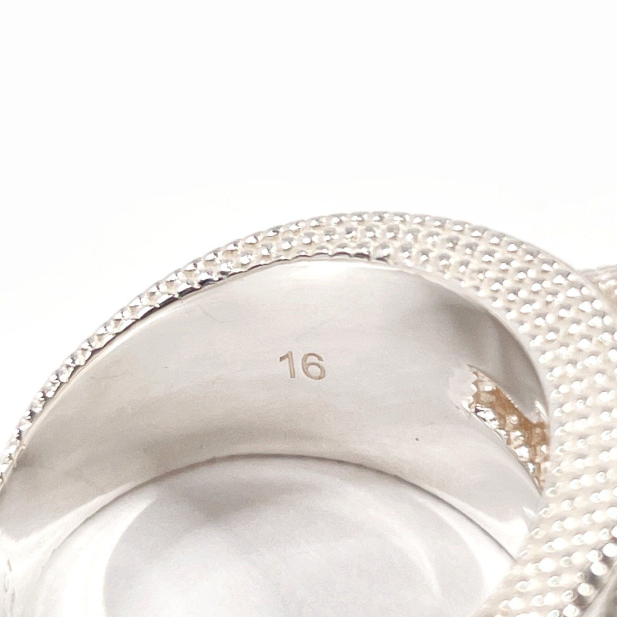 Interlocking G Ring Sterling Silver