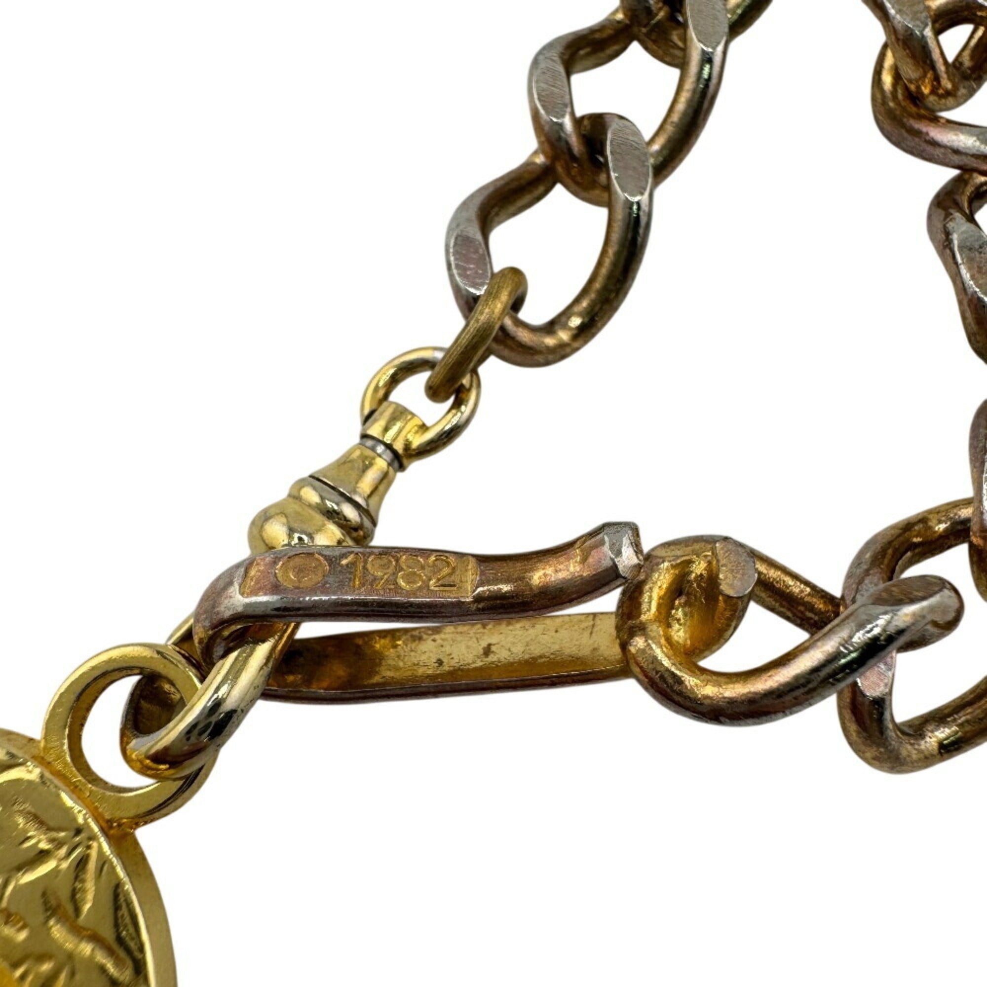 CC Logo Chain Pendant Necklace Metal