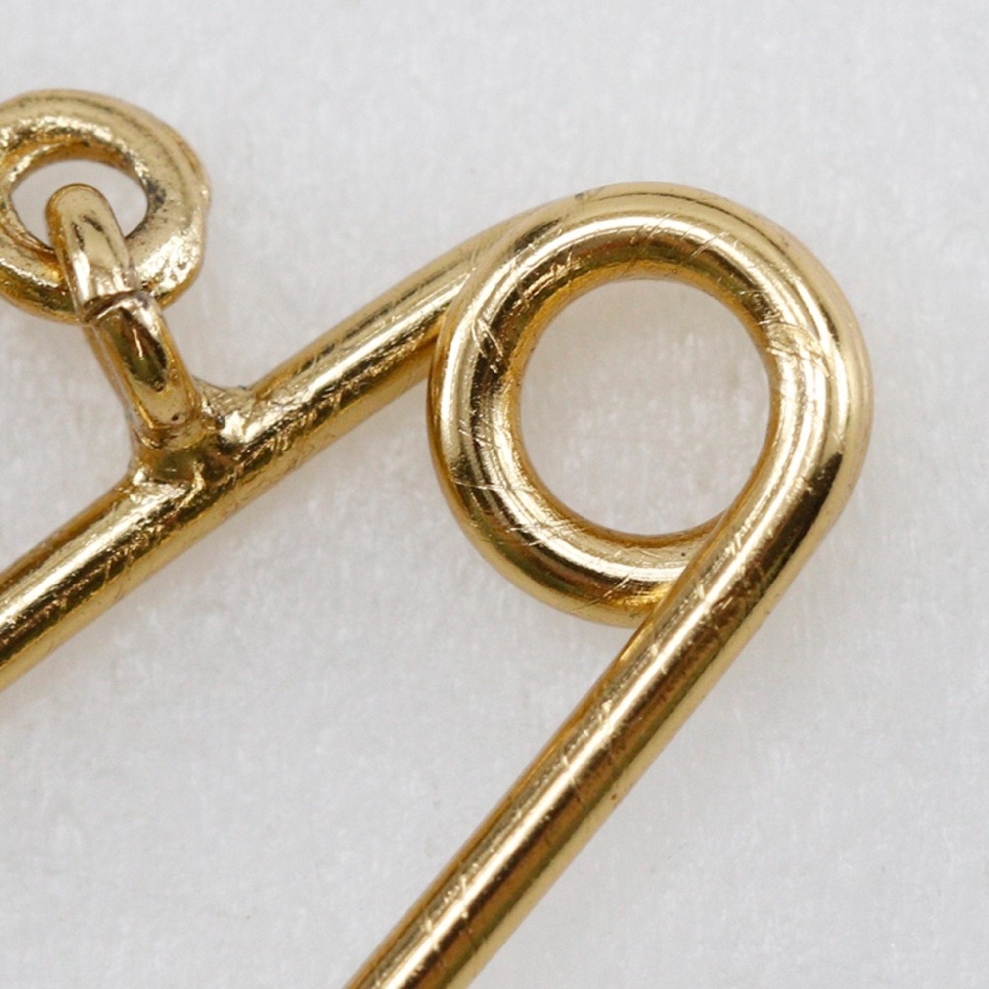 Brooch Metal Safety Pin with Rhinestone