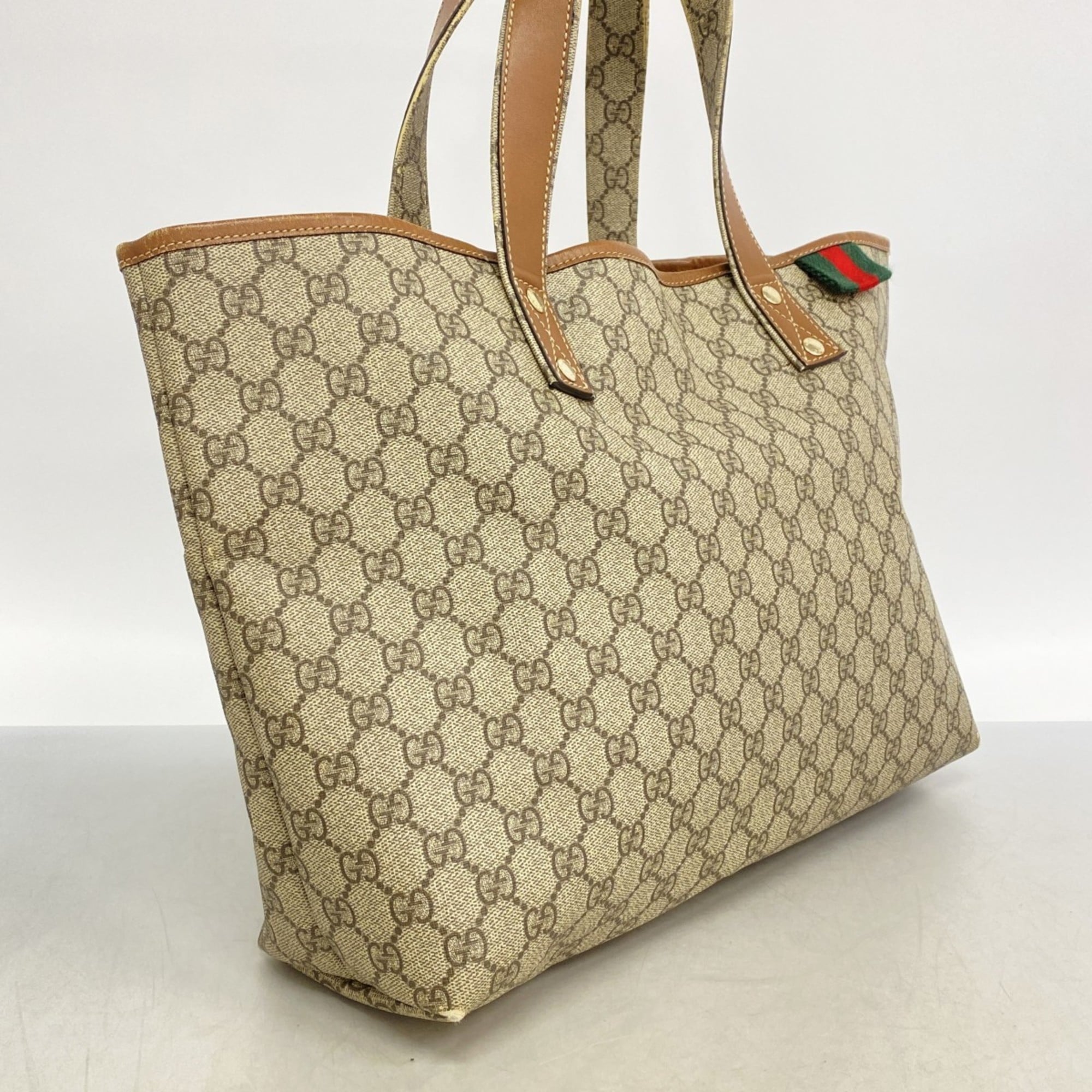 Web Loop Tote GG Coated Canvas Medium