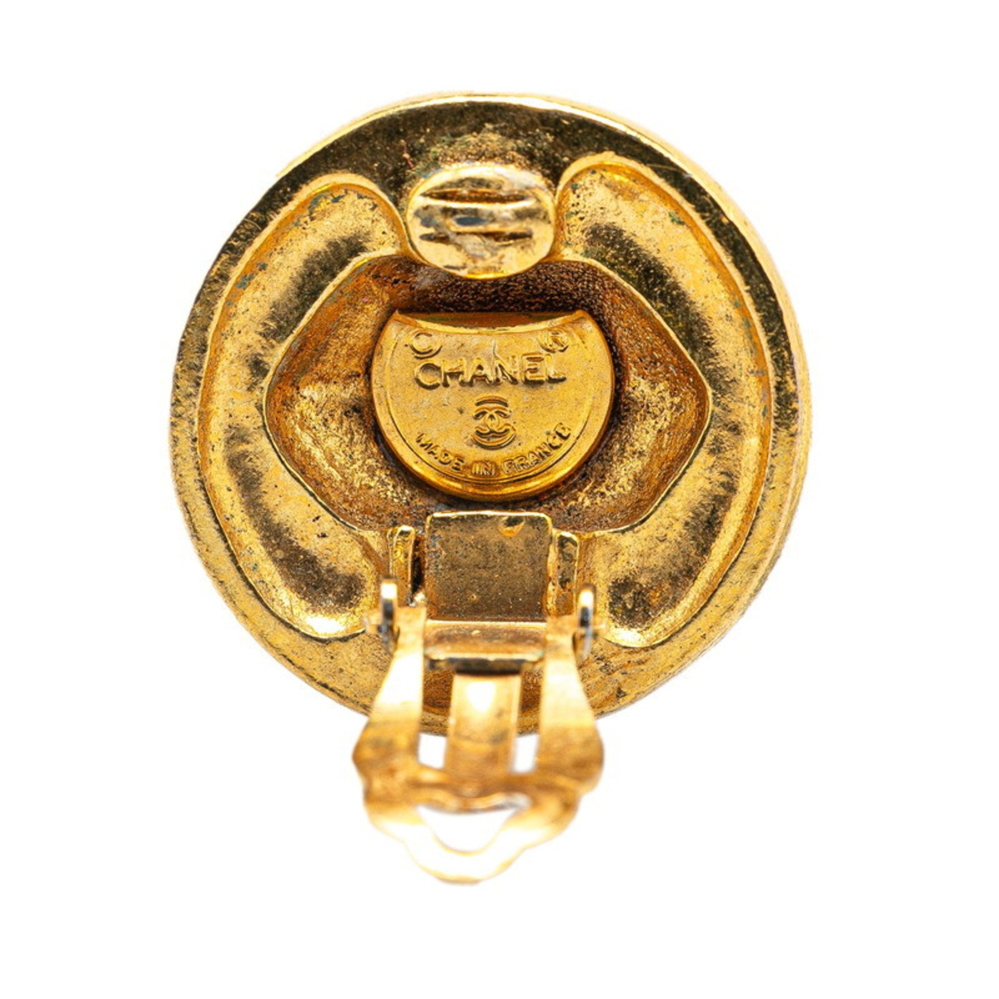 Clip-On Earrings Clip-On Gold-Tone Metal