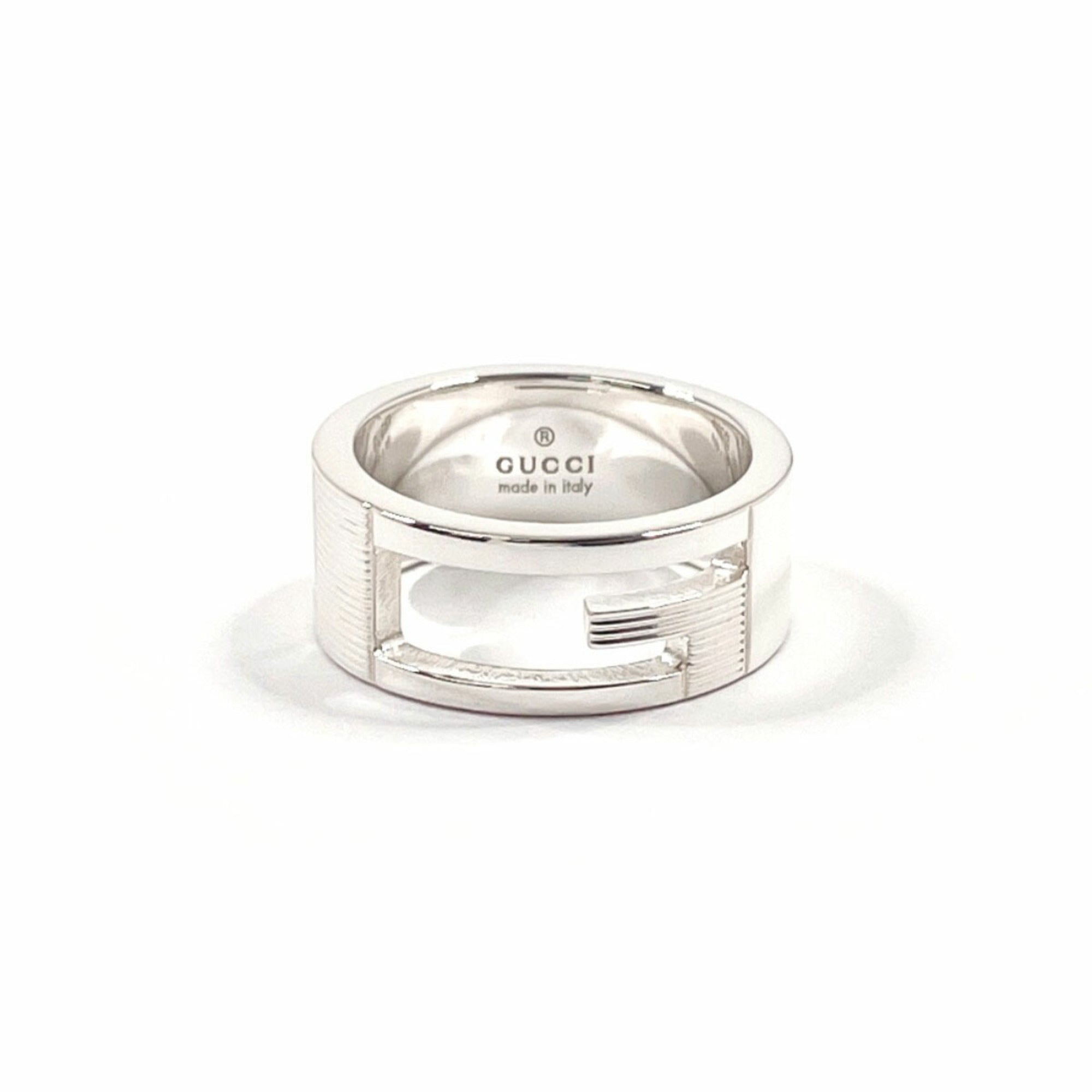 Cutout G Band Ring Sterling Silver