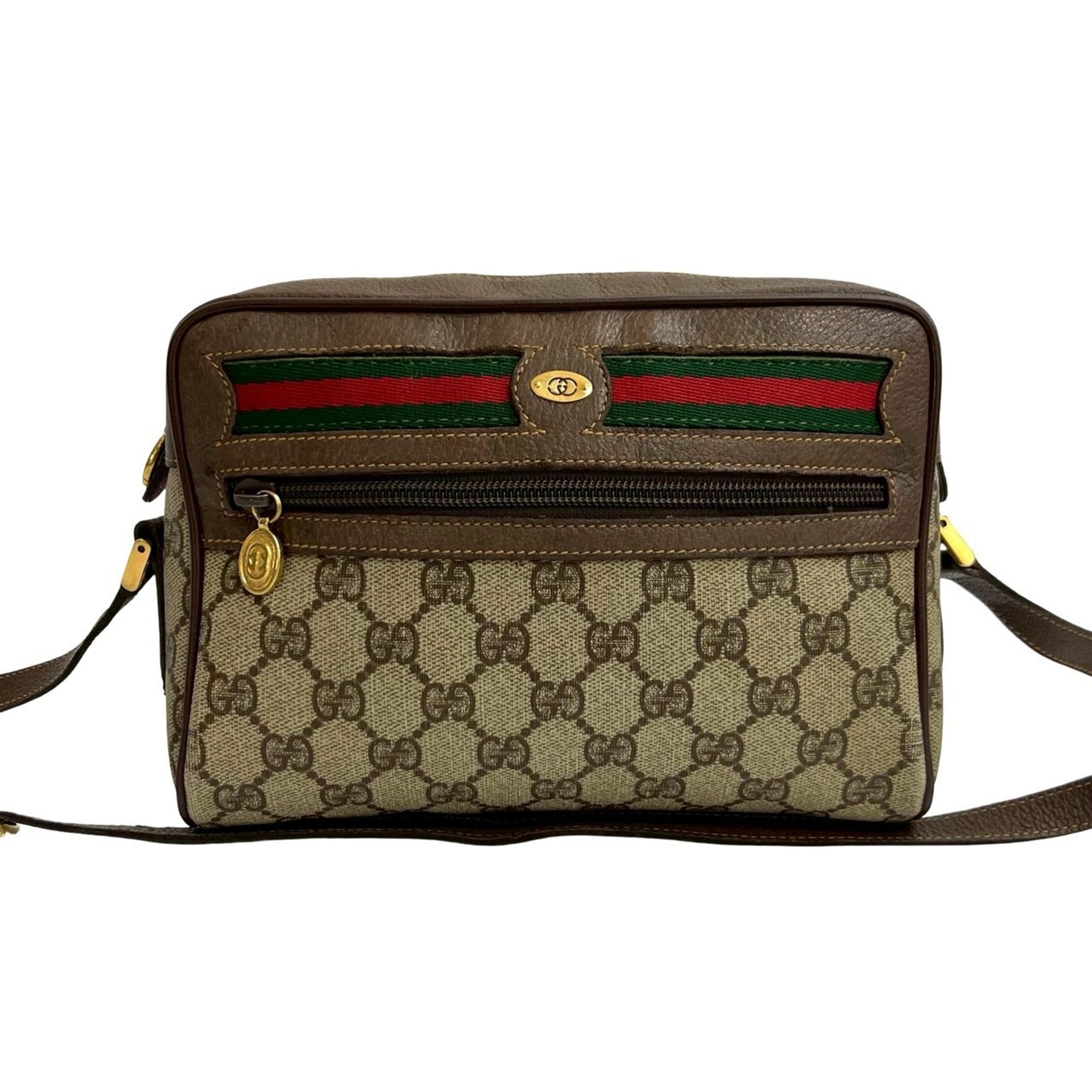 Ophidia Shoulder Bag GG Coated Canvas Small