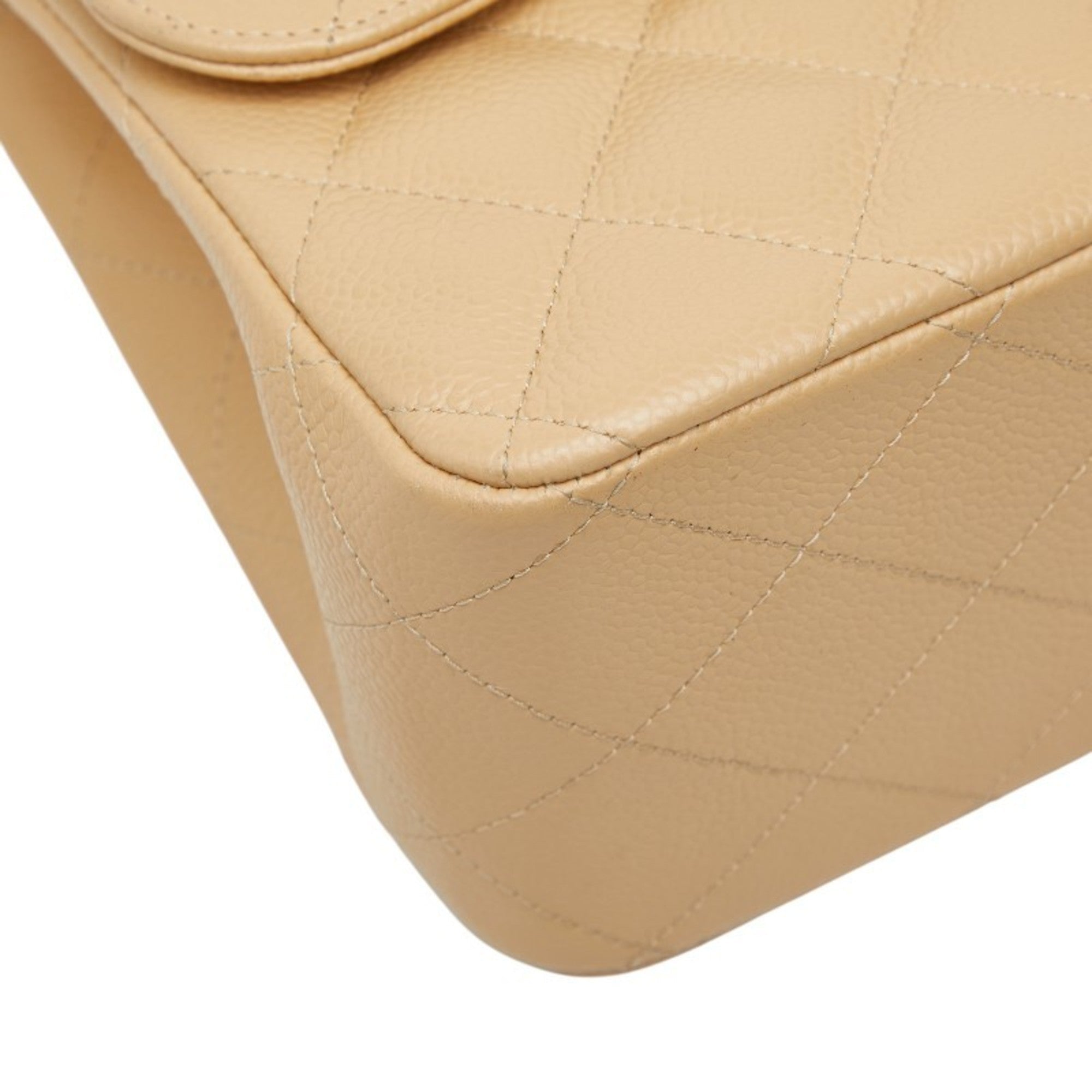 Classic Double Flap Bag Quilted Caviar Jumbo