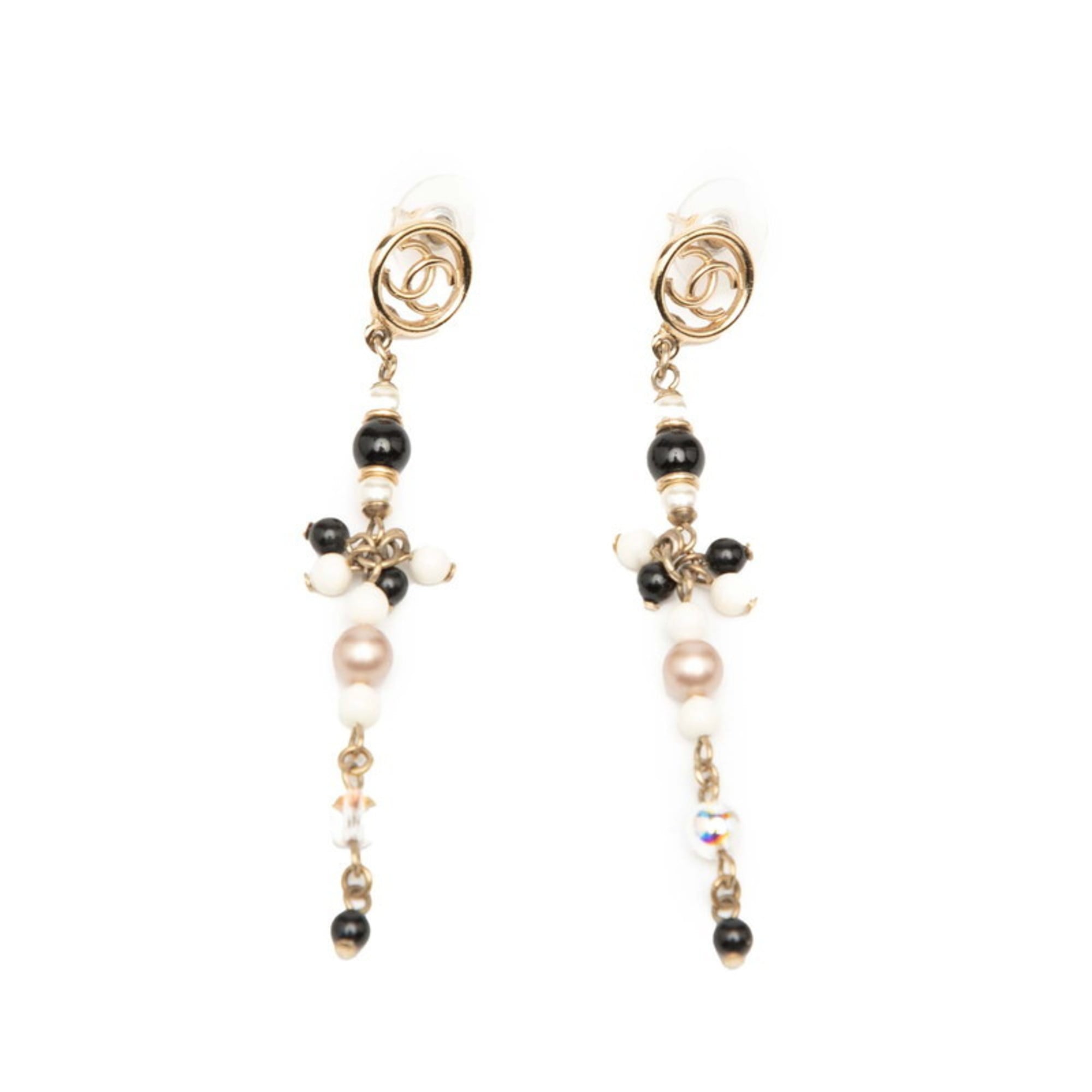 CC Logo Earrings Gold-Tone Metal Gold-Tone Metal