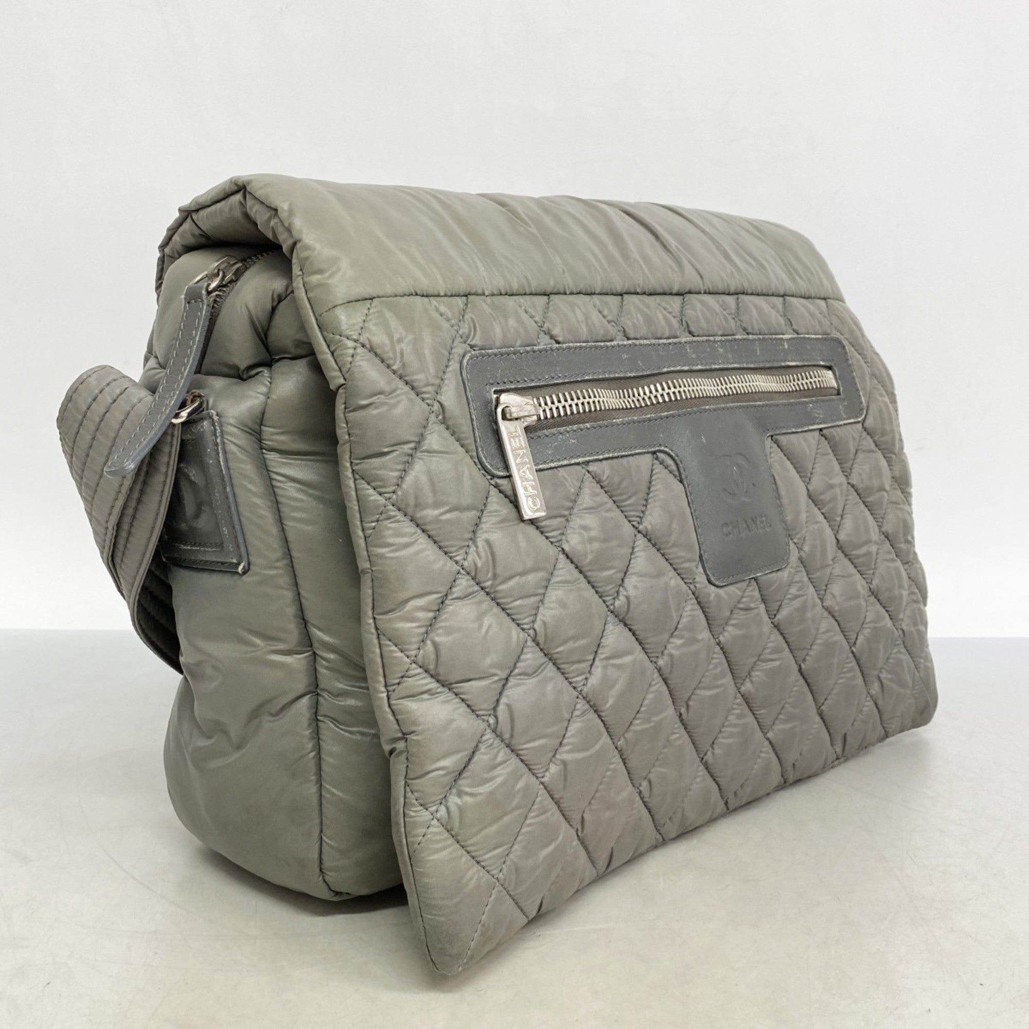 Coco Cocoon Messenger Bag Quilted Nylon Large
