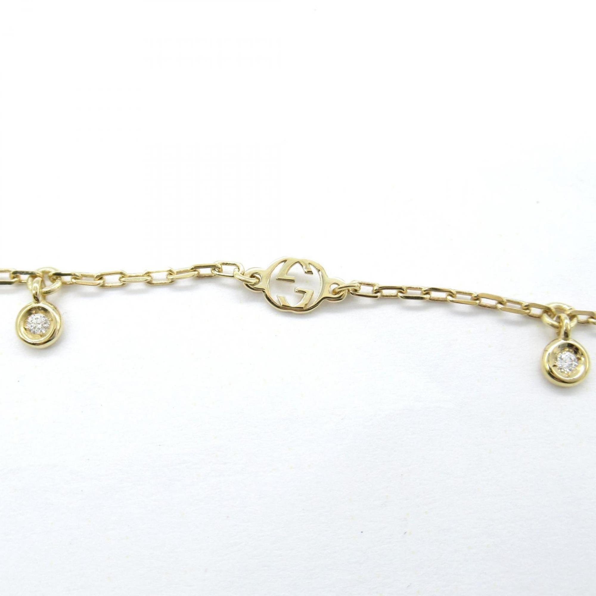 Interlocking Pendant Necklace 18K Yellow Gold with Diamonds