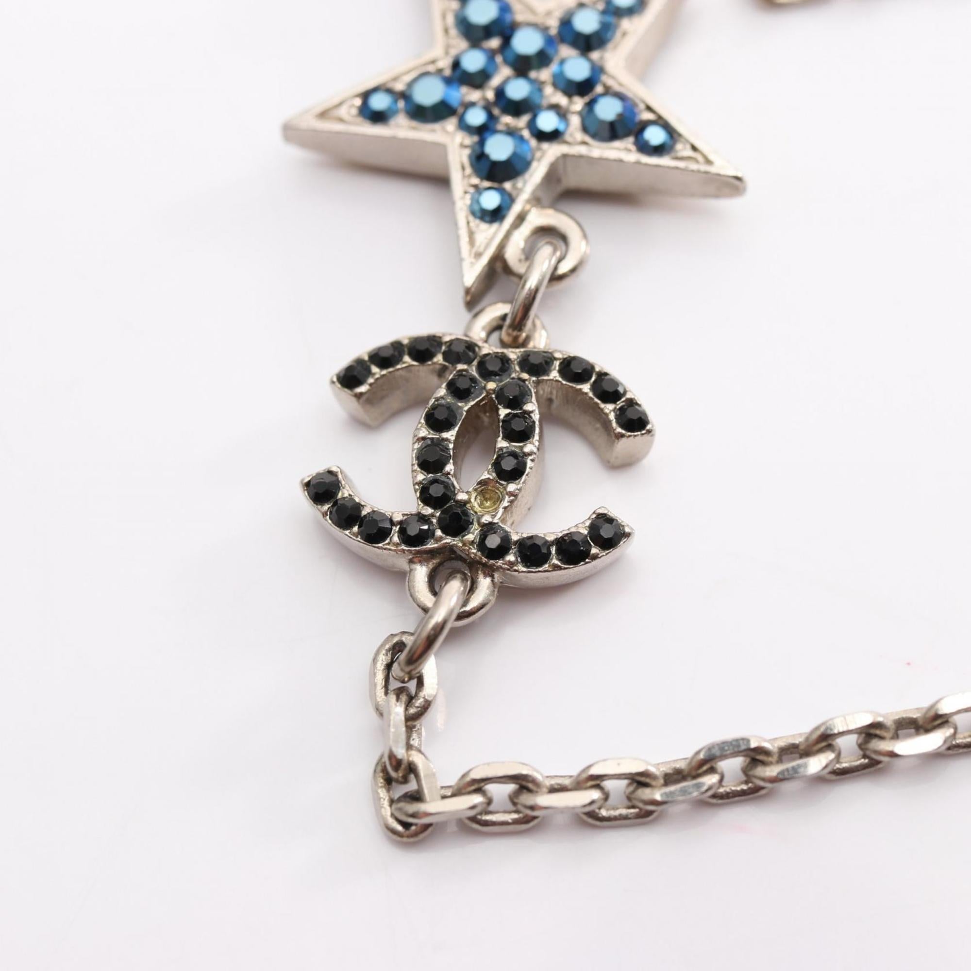 CC Logo Star Pendant Necklace Sterling Silver