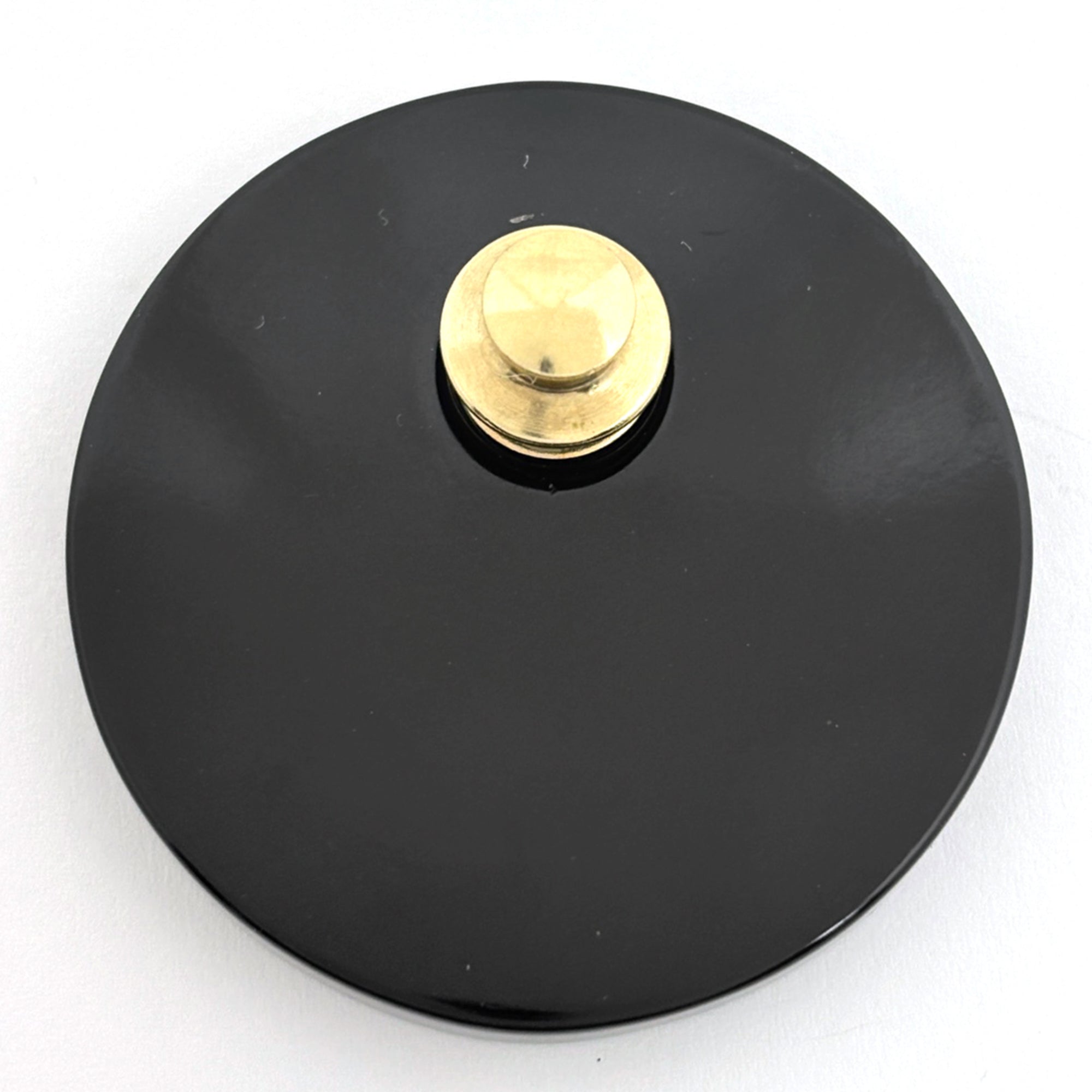 Pin Brooch Plastic Black