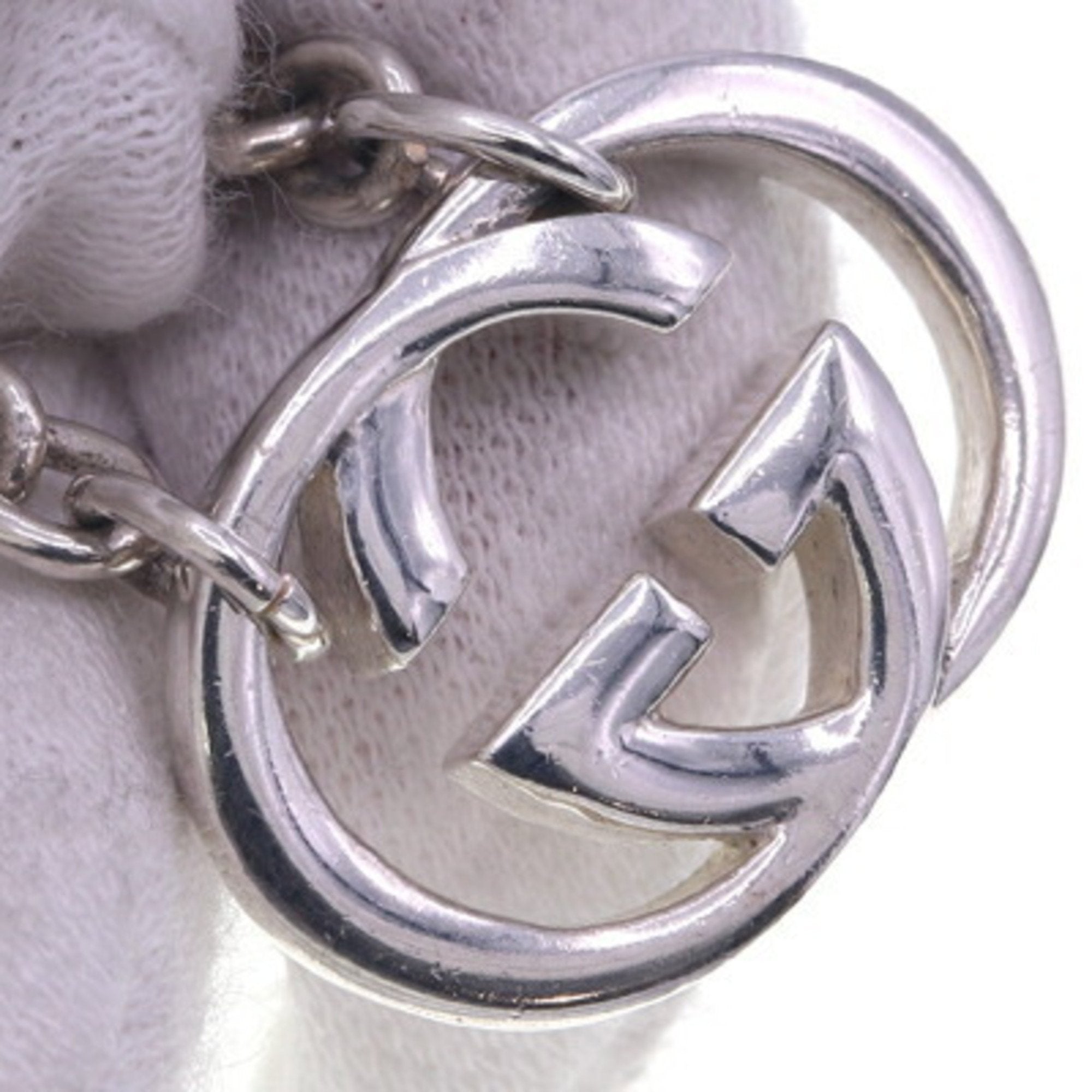 Double G Pendant Necklace Sterling Silver