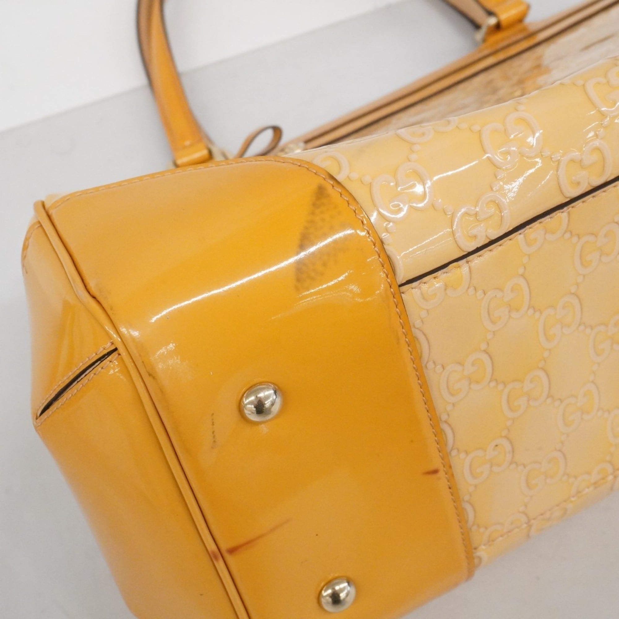 Mayfair Satchel Guccissima Leather Medium