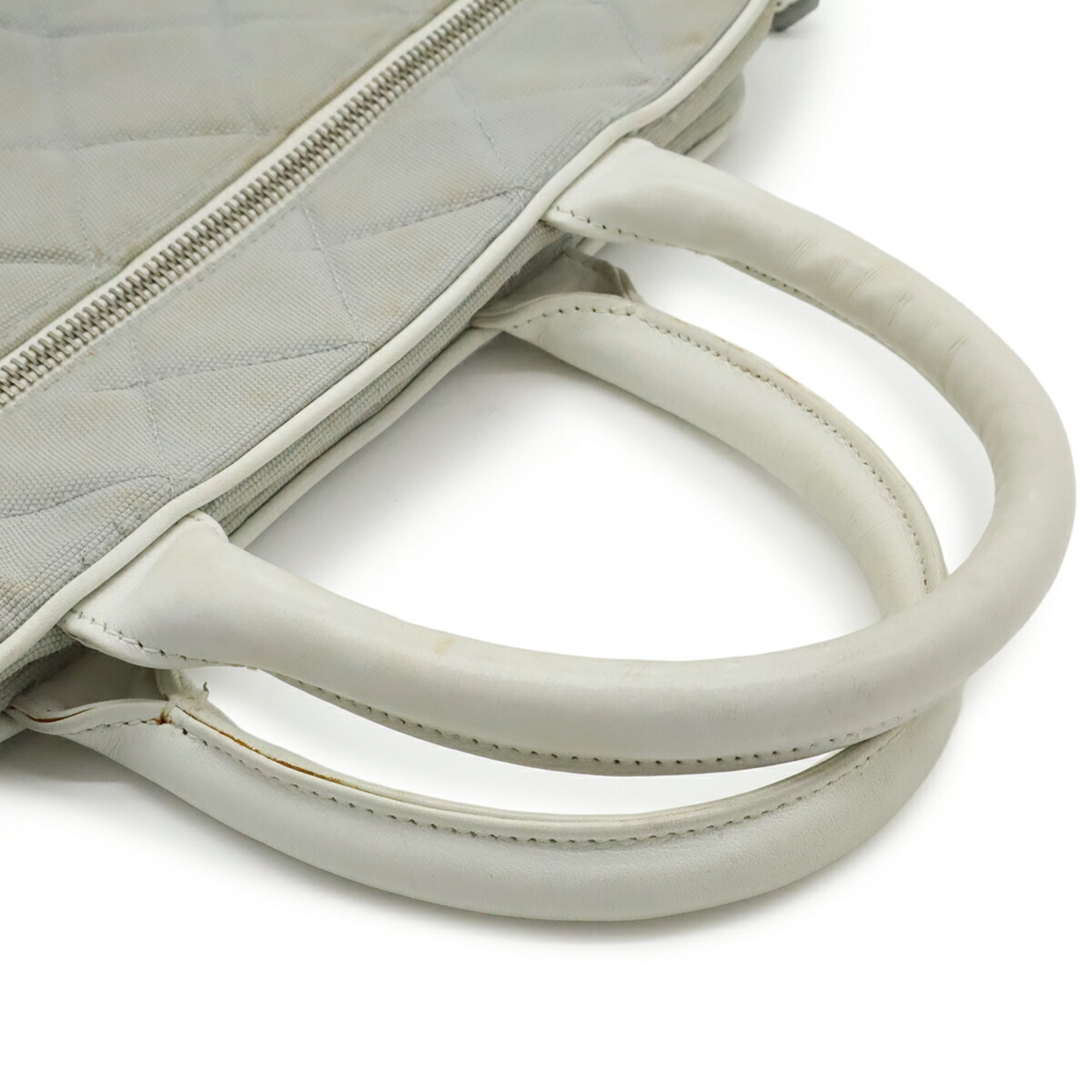 Vintage Logo Bowler Bag Quilted Canvas Medium