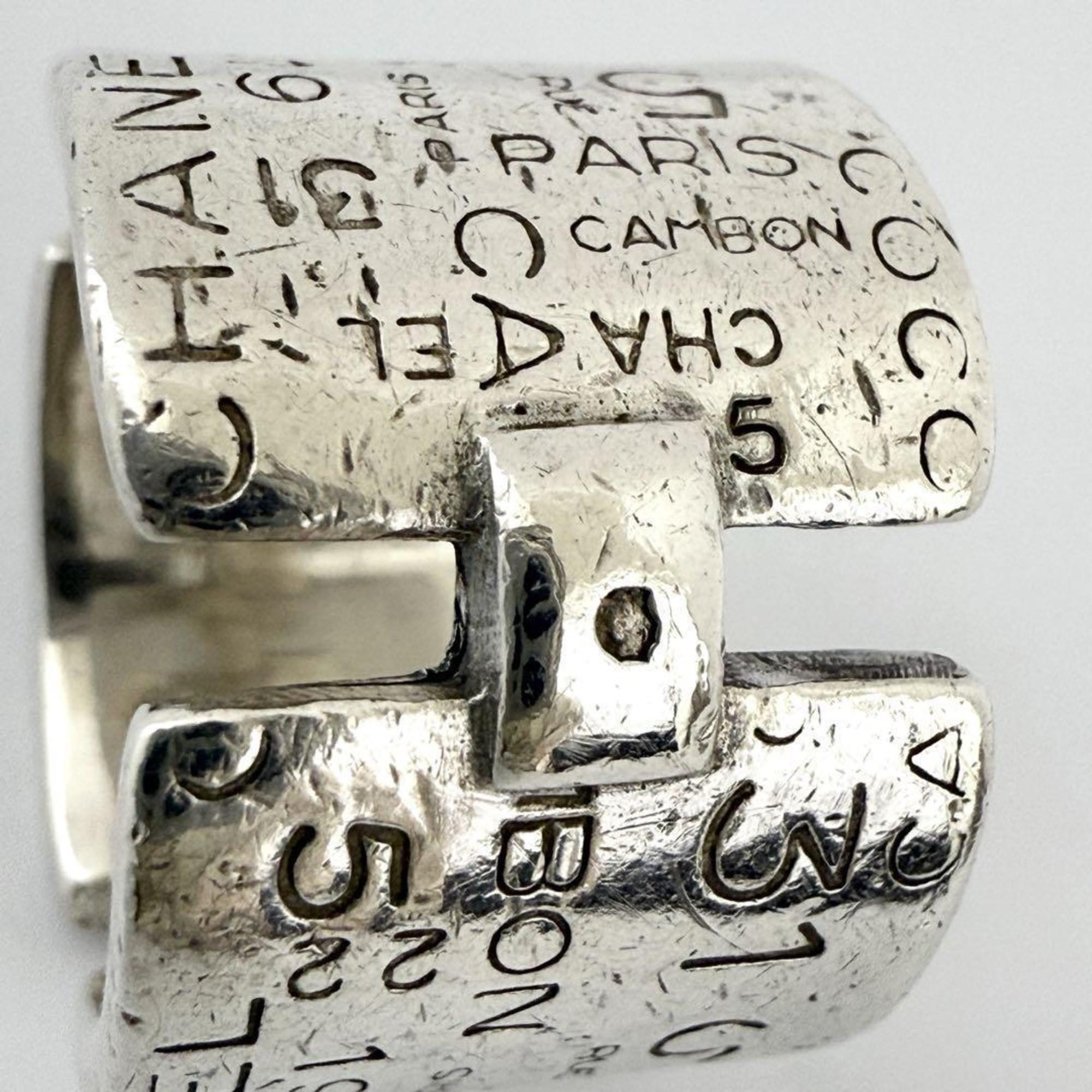 Vintage Bi-C Line Ring Sterling Silver