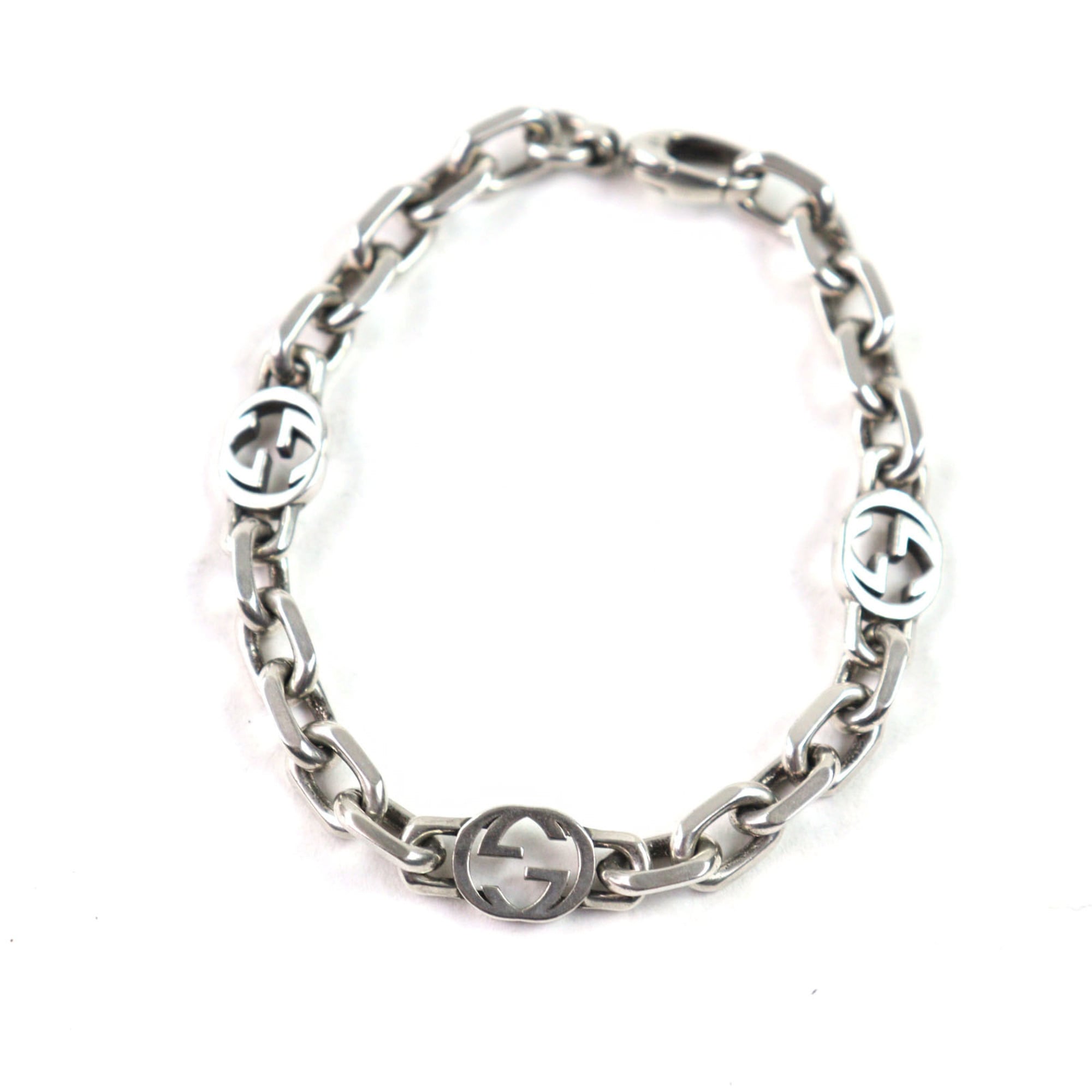 Interlocking G Bracelet Sterling Silver