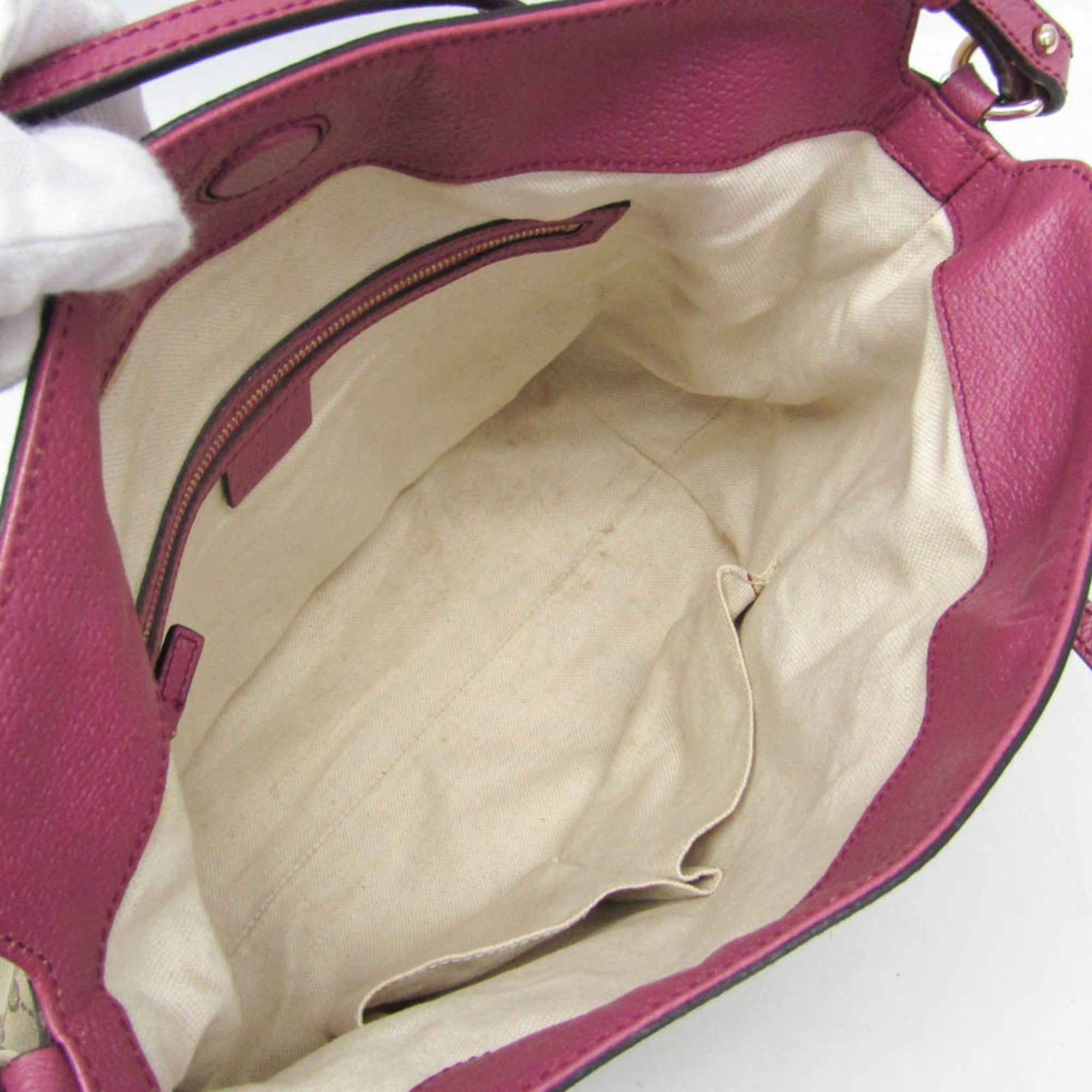 Bree Convertible Top Handle Bag GG Canvas with Leather Medium