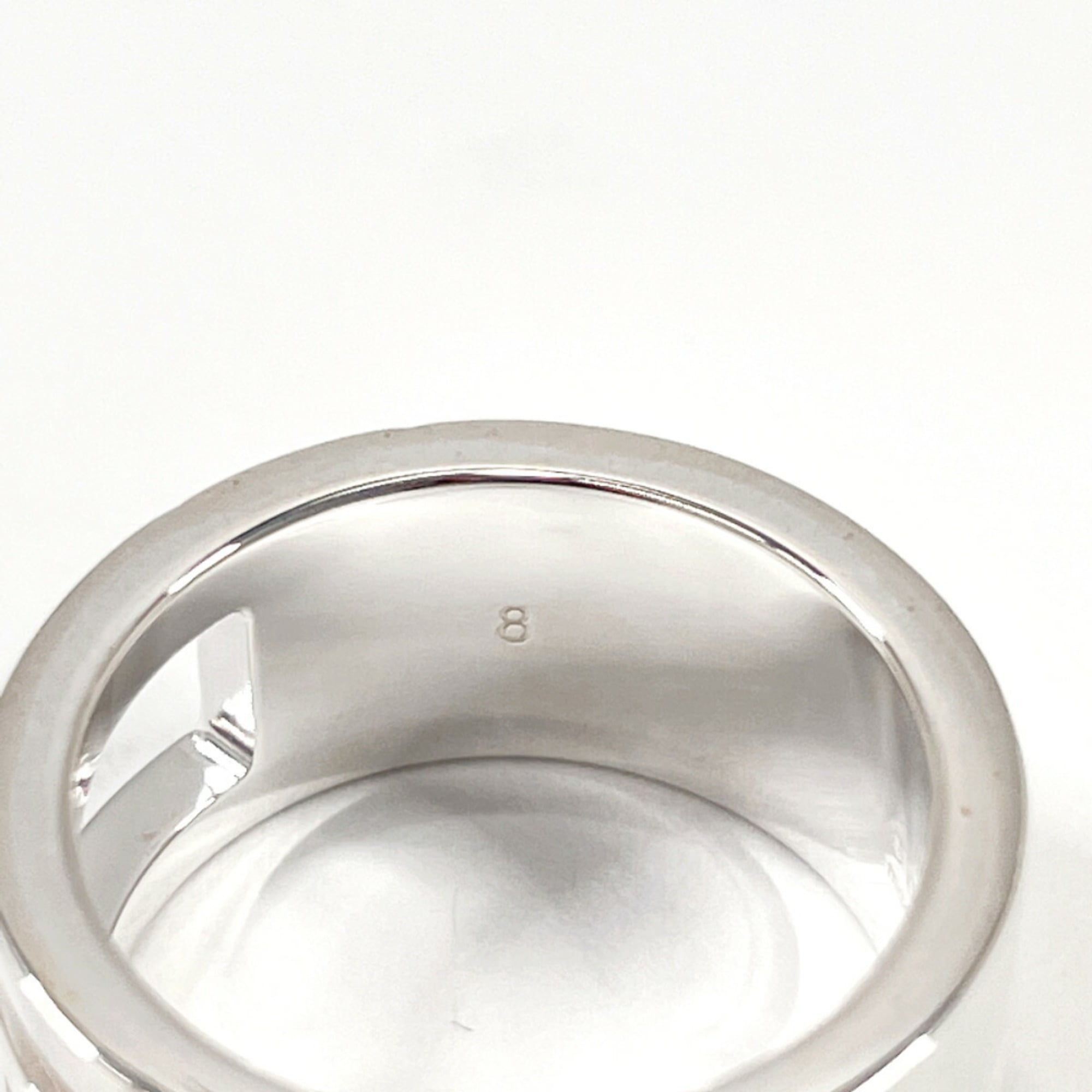 Cutout G Ring Sterling Silver