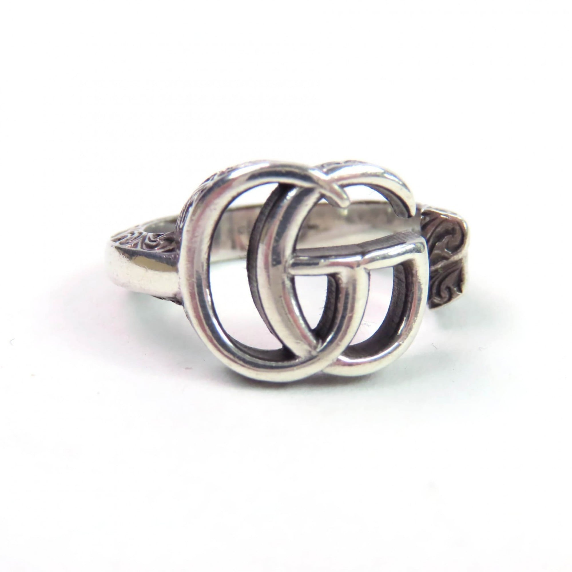 Double G Band Ring Sterling Silver