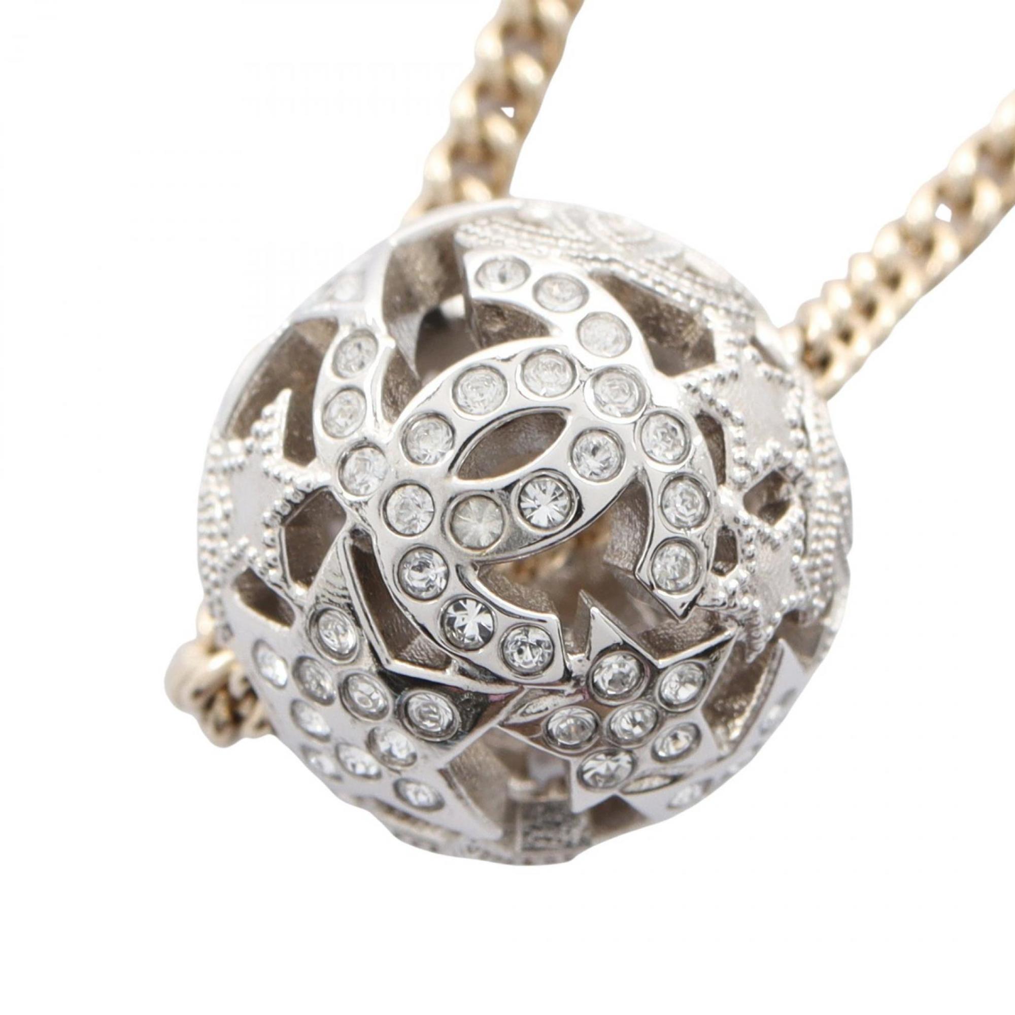 CC Logo Star Pendant Necklace Sterling Silver