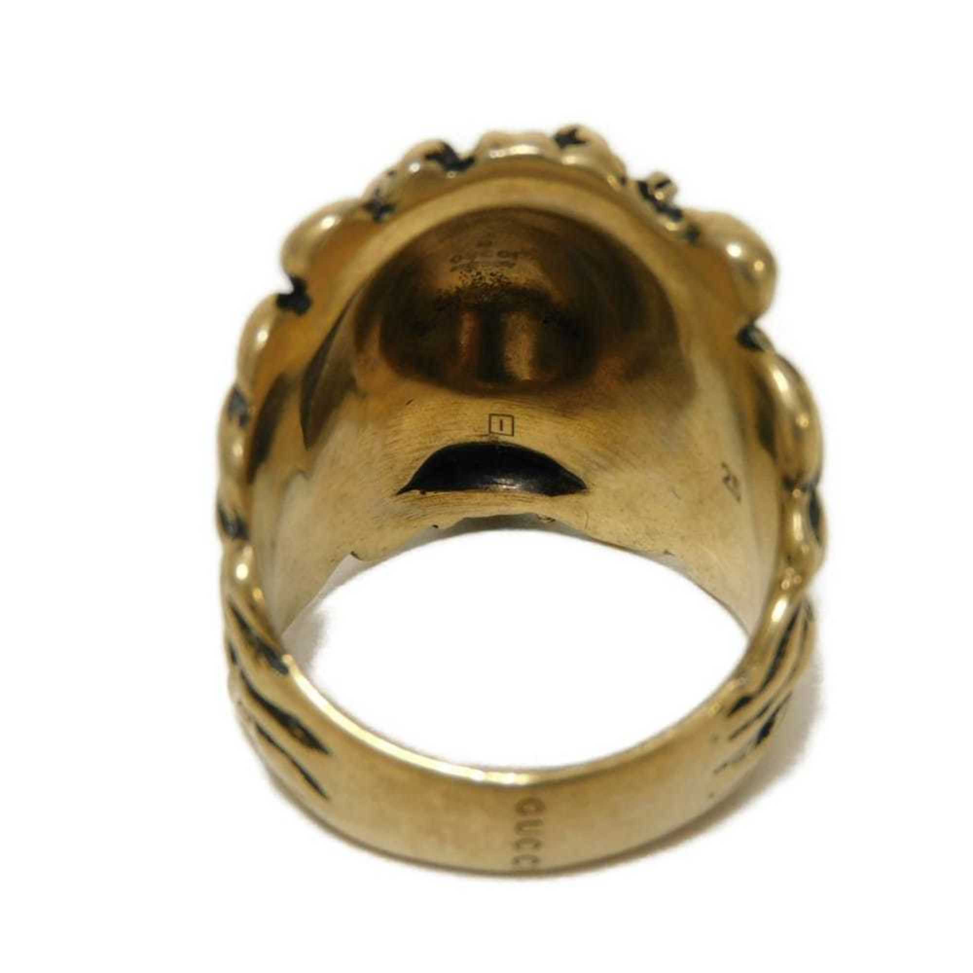 Lion Head Ring Gold