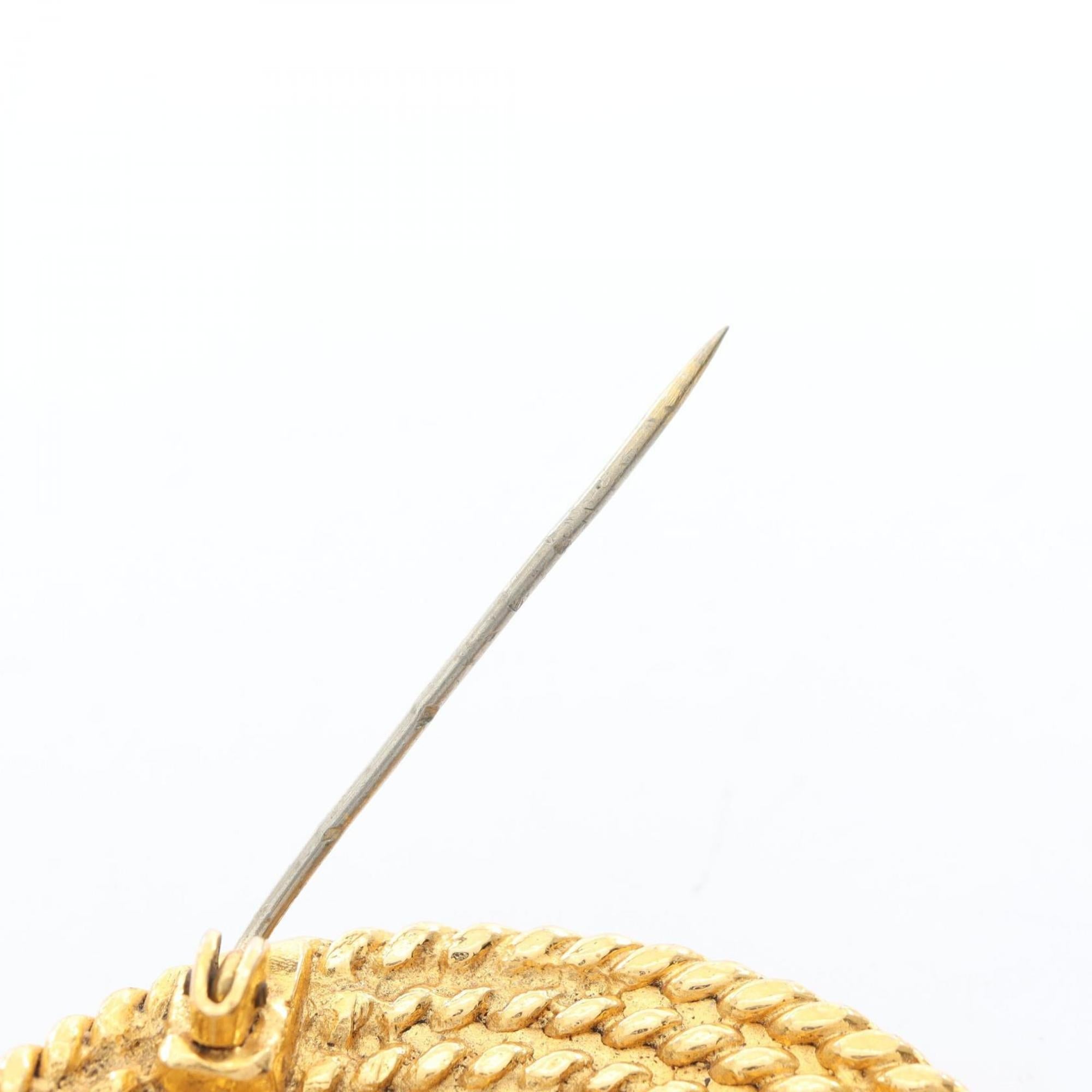 CC Logo Brooch Metal