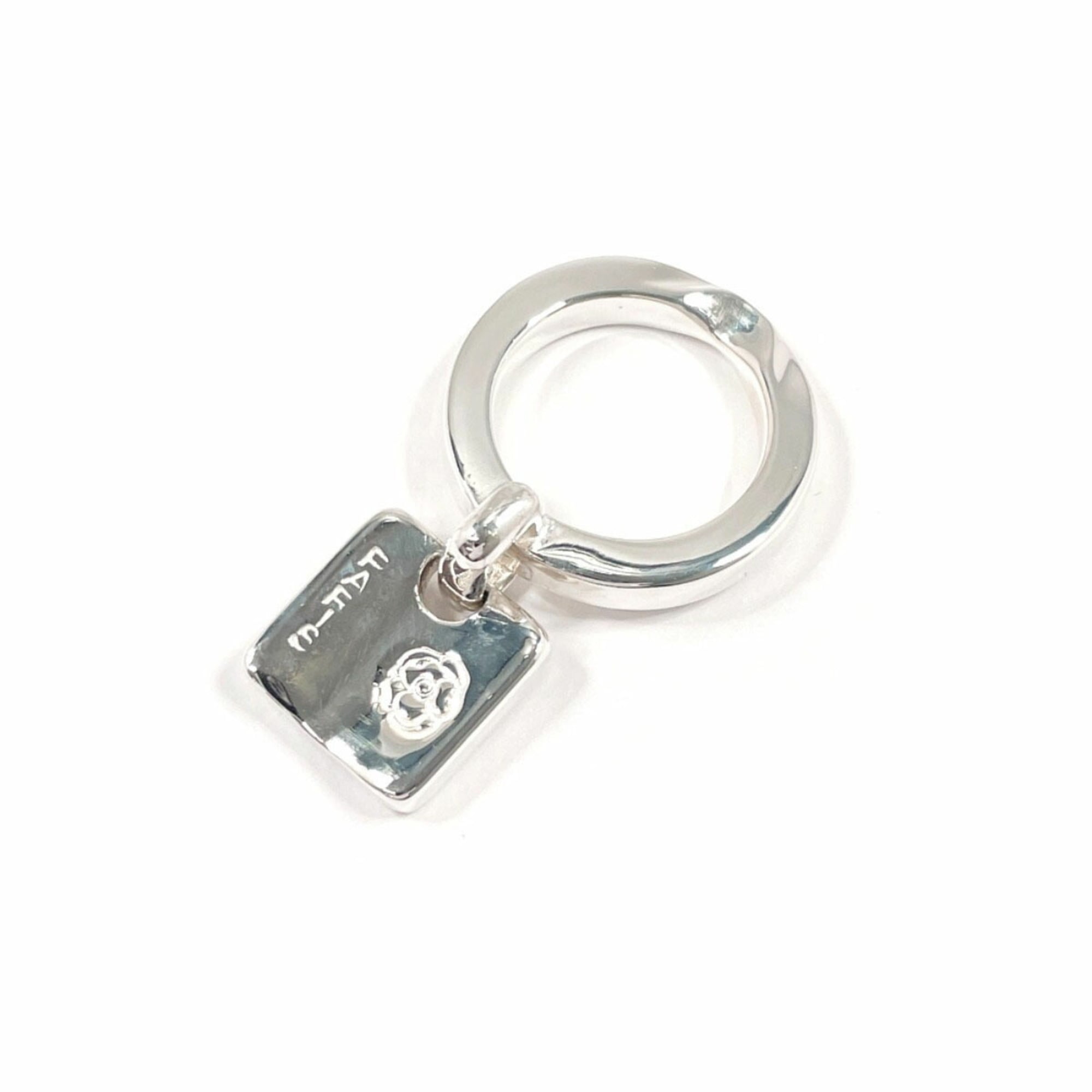Camellia No. 5 Clover Plate Ring Sterling Silver