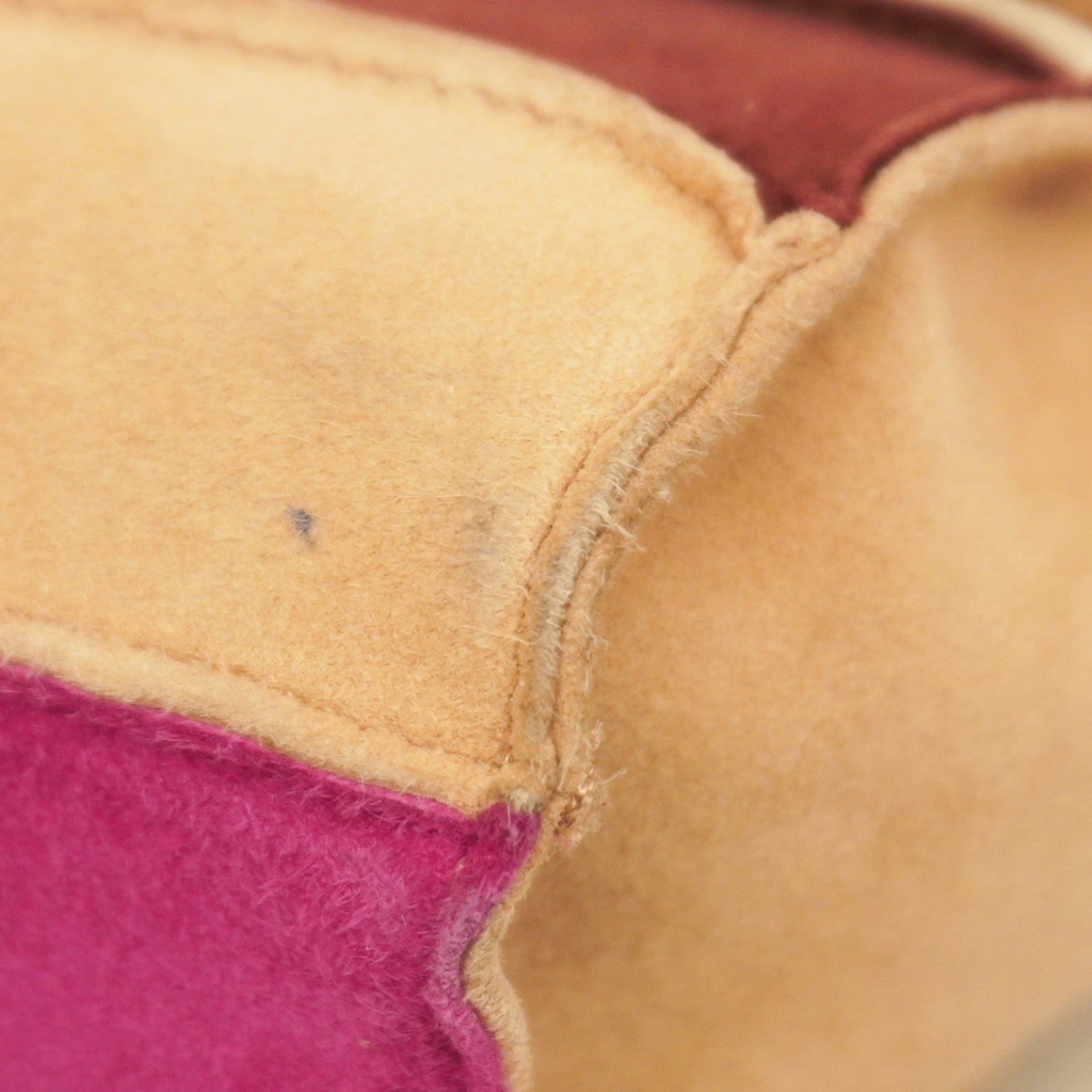Reissue Flap Bag Suede Patchwork Medium