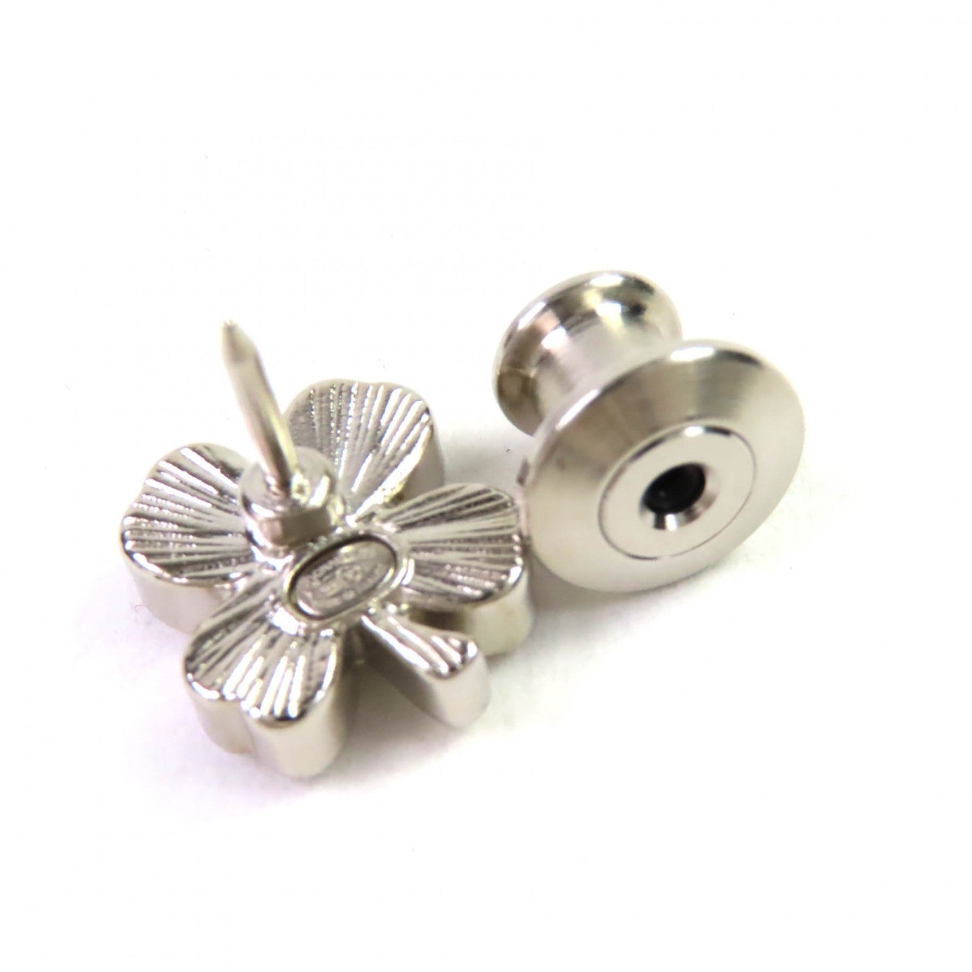 CC Logo Clover Brooch Sterling Silver