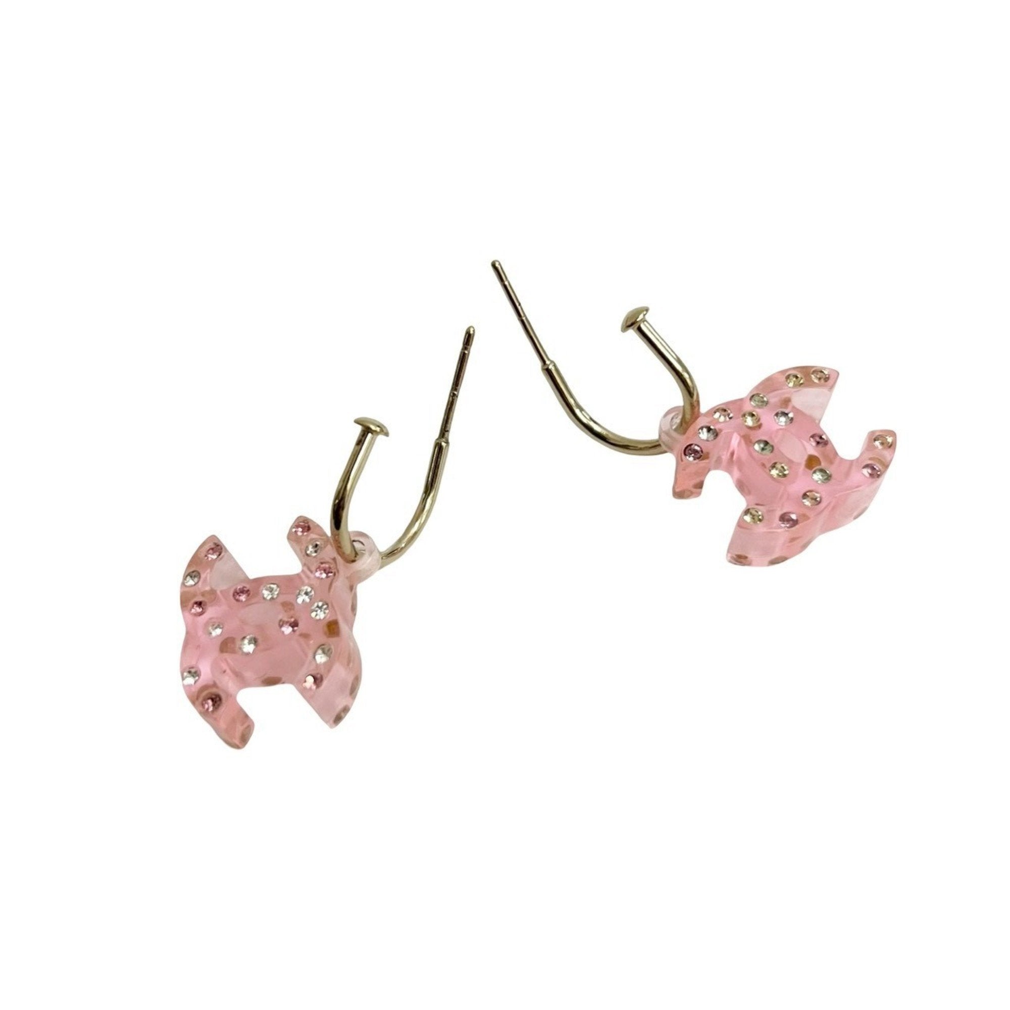 CC Logo Earrings Metal