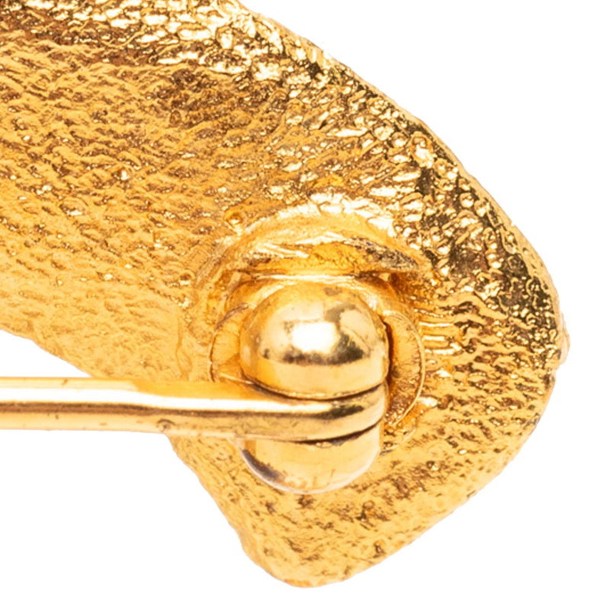 CC Logo Brooch Metal